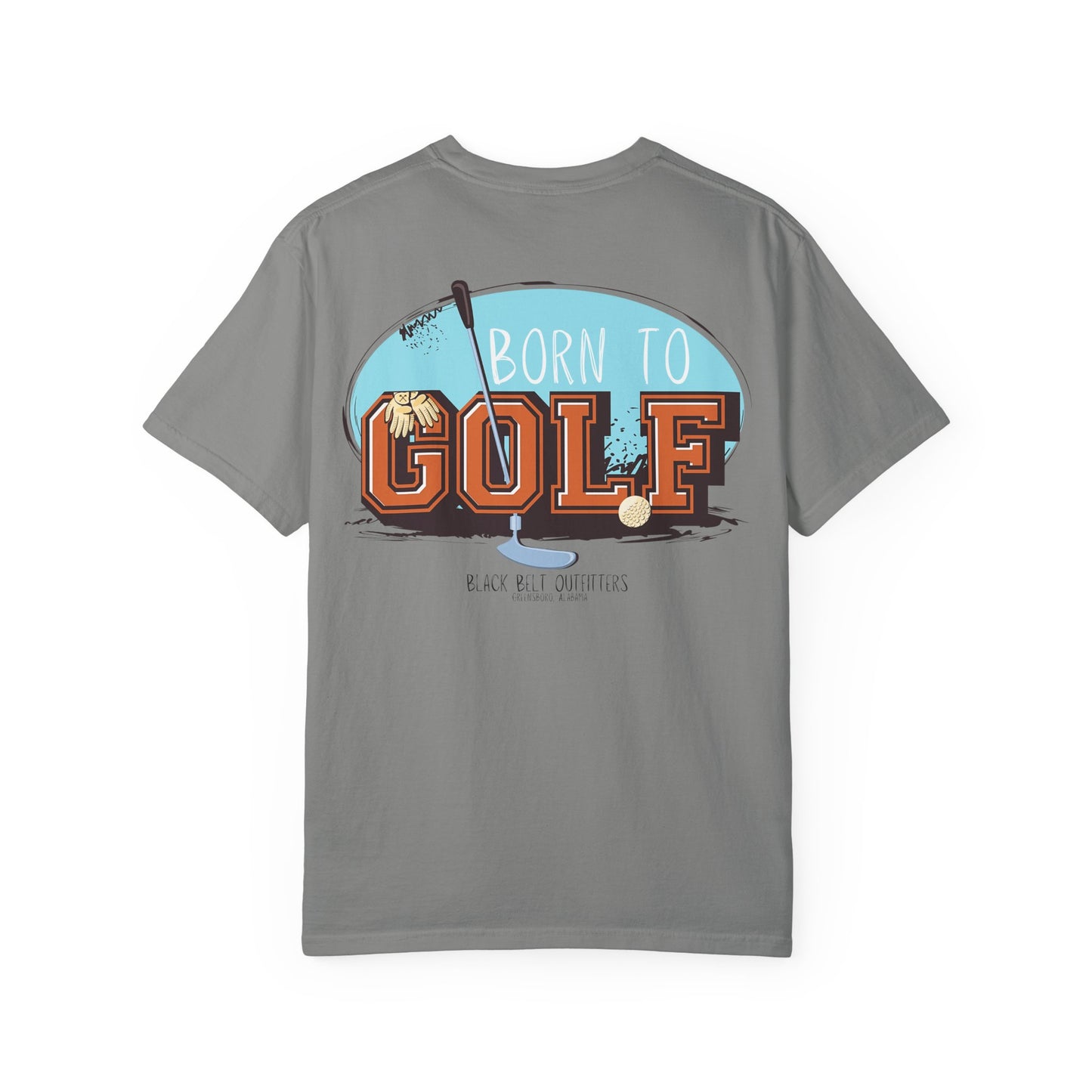 Born to Golf Golf-Themed Unisex T-Shirt, Perfect for Gifts, Father's Day, Golf Events, Casual Wear, Comfortable Tee