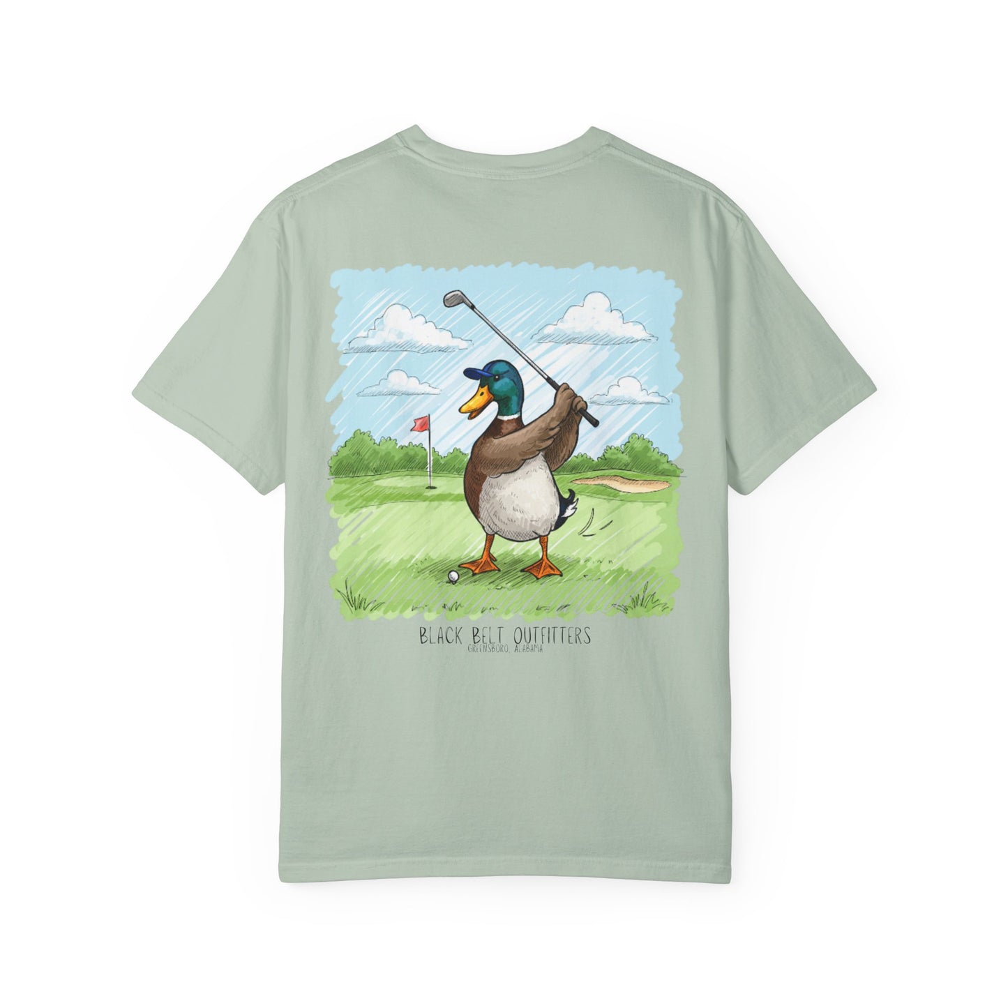 Golfing Duck Unisex T-Shirt, Perfect for Gifts, Father's Day, Golf Events, Casual Wear, Comfortable Tee