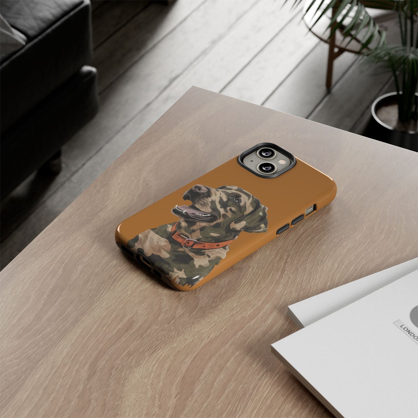 Camo Duck Dog custom design Tough Cases