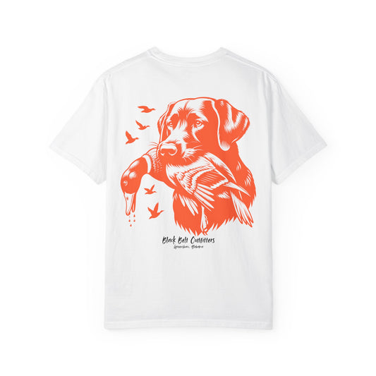 Orange Duck Dog Unisex T-Shirt, Perfect for Gifts, Father's Day, Golf Events, Casual Wear, Comfortable Tee