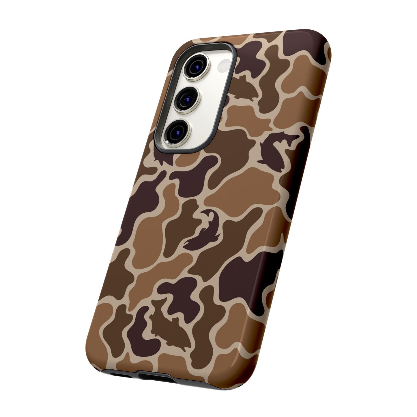 Brown Shark Camo design Tough Cases