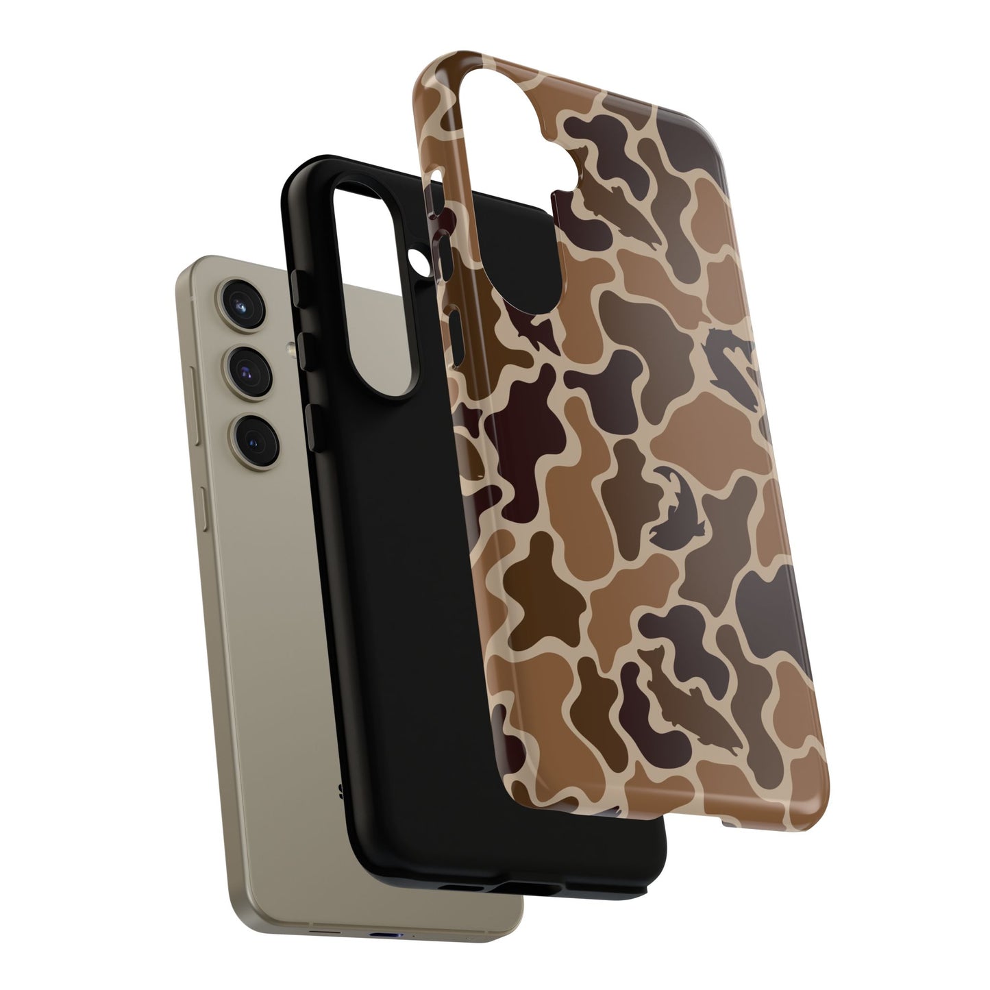 Brown Shark Camo design Tough Cases