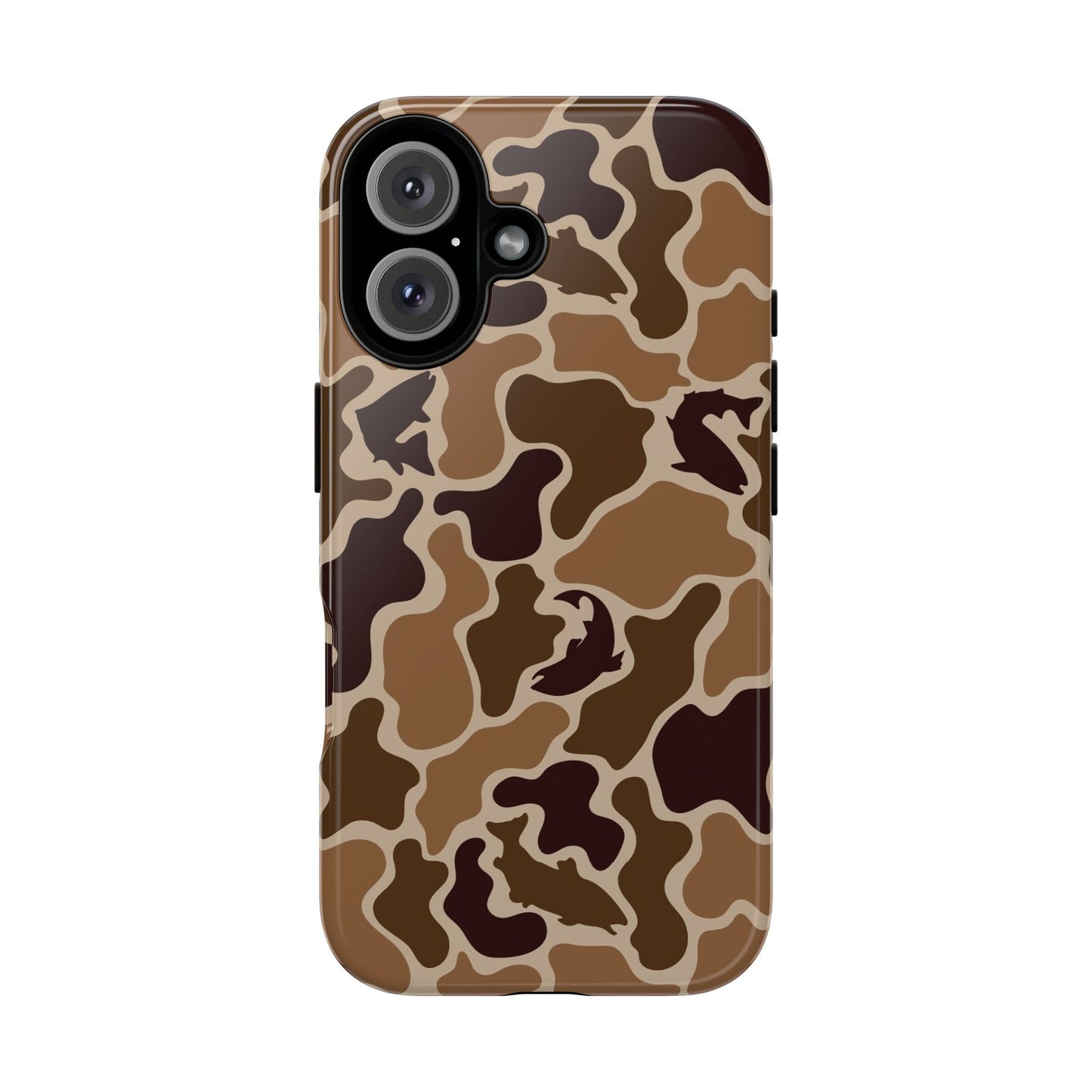Brown Shark Camo design Tough Cases