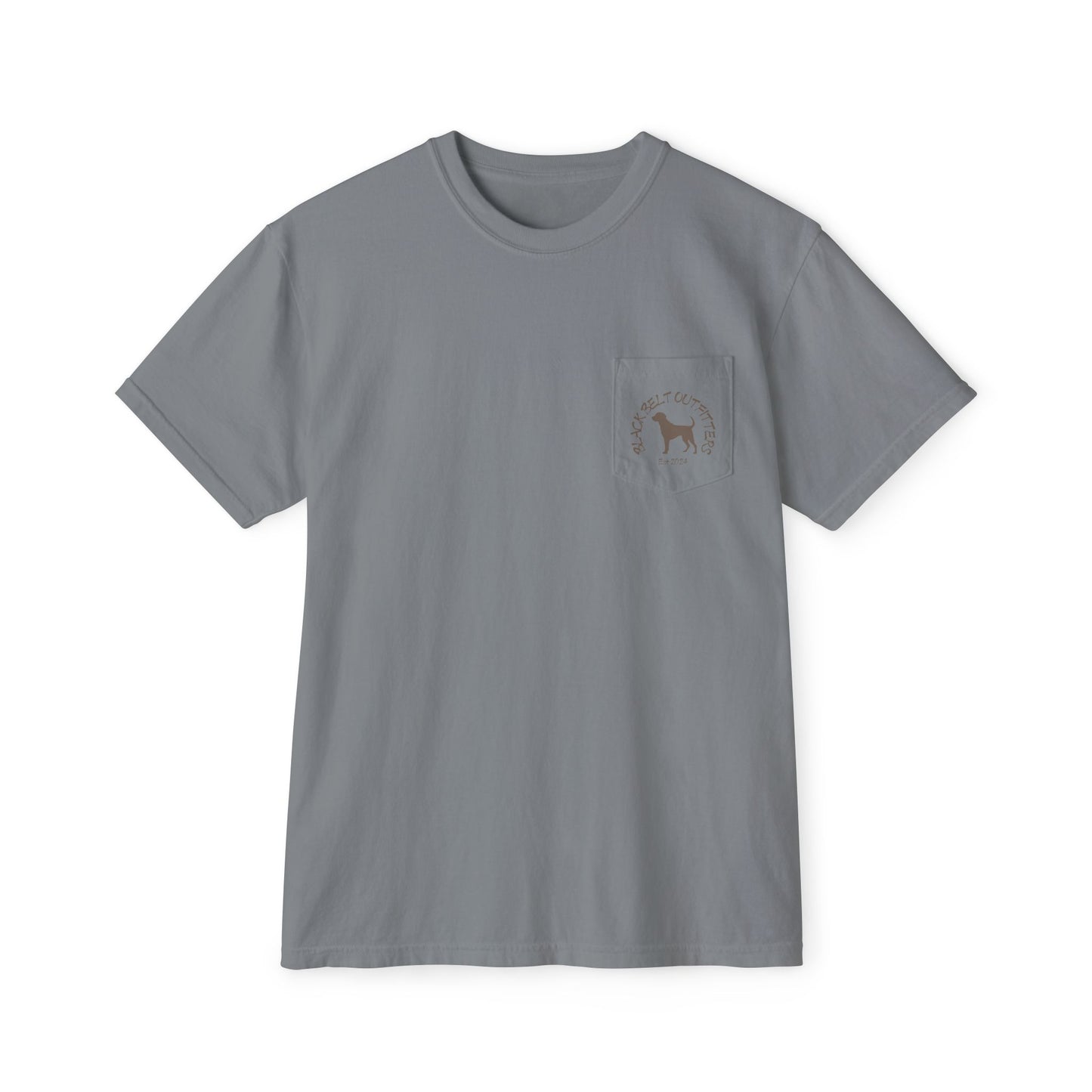 Black belt outfitters Fishing Poles Heart Unisex Garment-Dyed Pocket T-Shirt