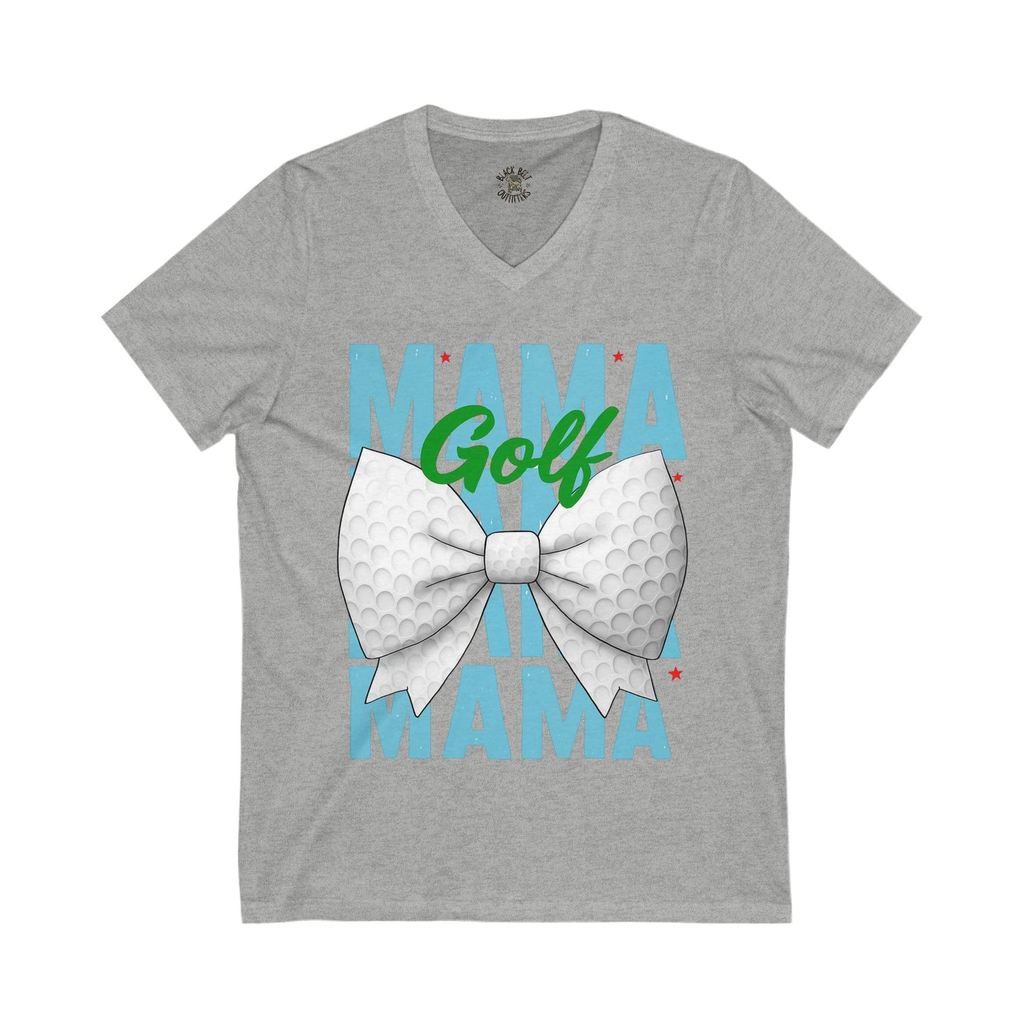 Golf Mama V-Neck Tee – Unisex Jersey T-Shirt for Game Day