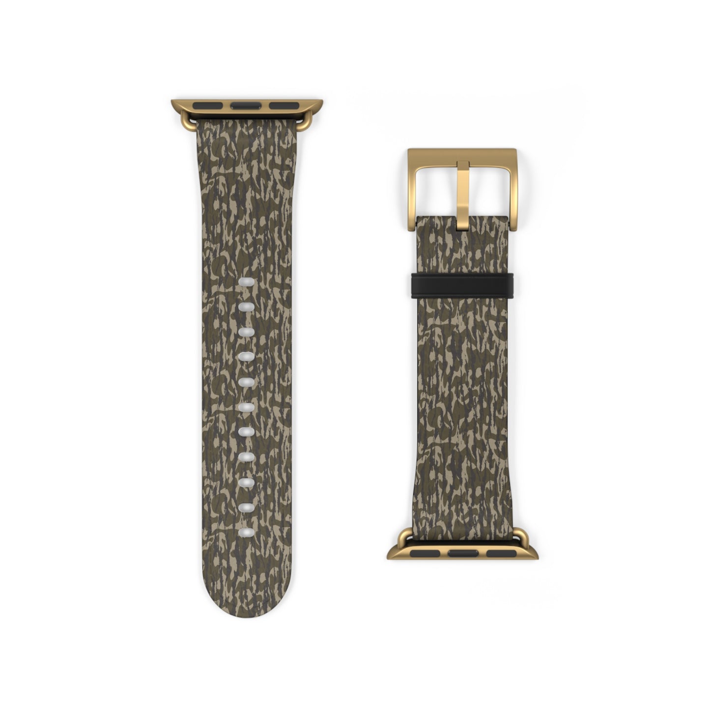 Bottomland Camo Watch Band, Trendy Accessory, Men's Gift, Unisex Style, Perfect for Outdoor Activities, Unique Fashion