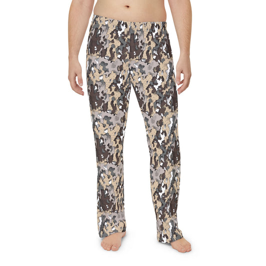 Dixie Camo Print Men's Pajama Pants, Comfortable Sleepwear, Cozy Lounge Pants, Casual Home Wear, Relaxation Essentials