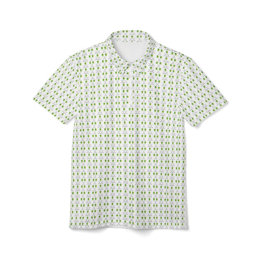 Golf Pattern Unisex Polo Shirt (AOP)