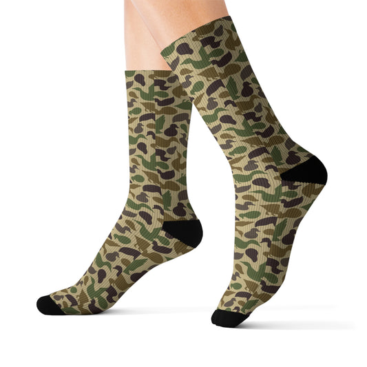 Duck Shaped Camo Sublimation Socks