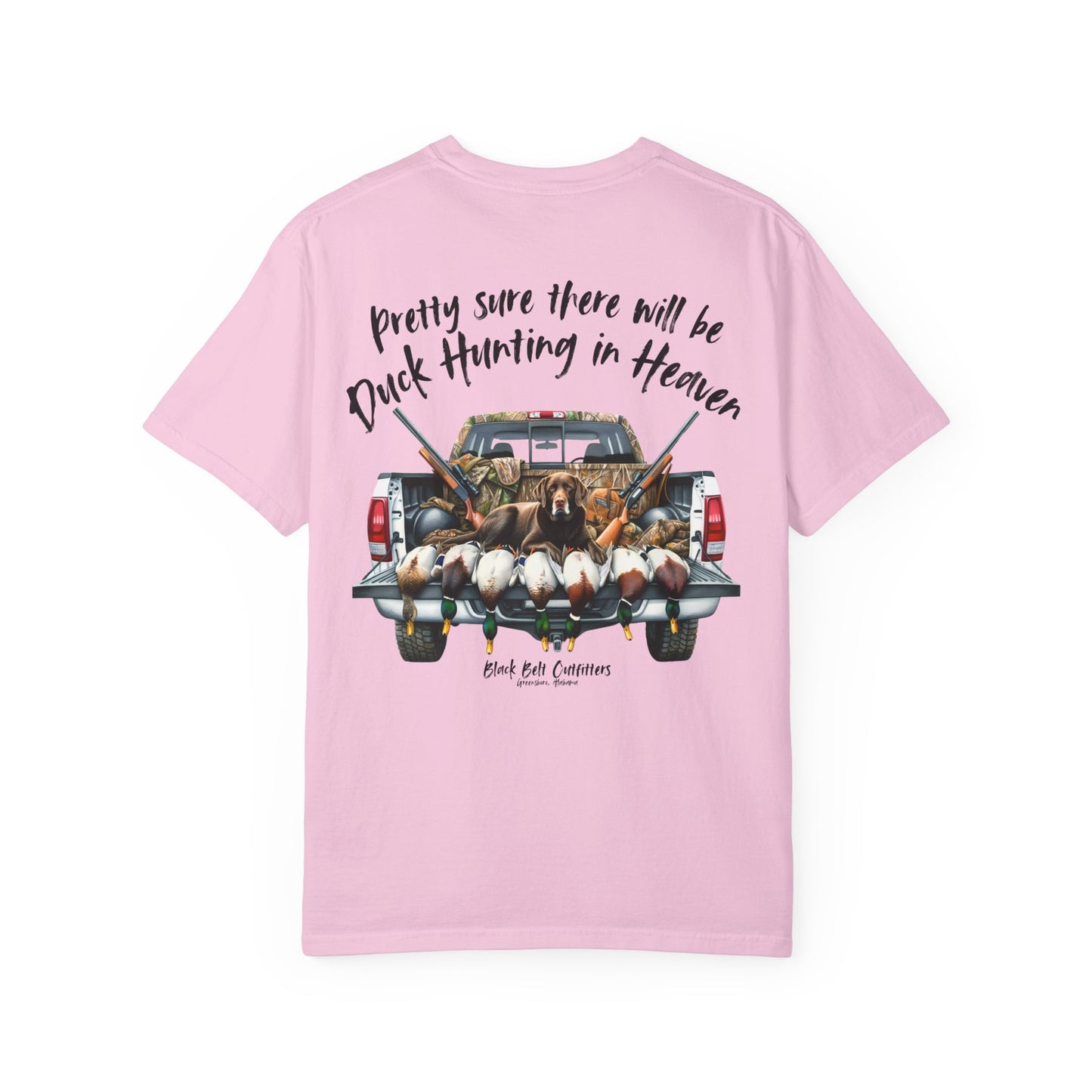 Duck Hunting in Heaven Unisex Garment-Dyed T-shirt