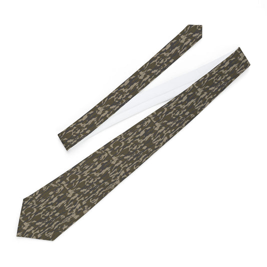 Bottomland Camo Necktie, Stylish Men's Tie, Fashion Accessory for Weddings, Casual Wear, Business Attire, Gift for Him