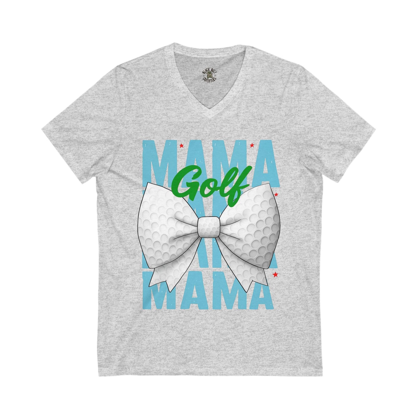 Golf Mama V-Neck Tee – Unisex Jersey T-Shirt for Game Day
