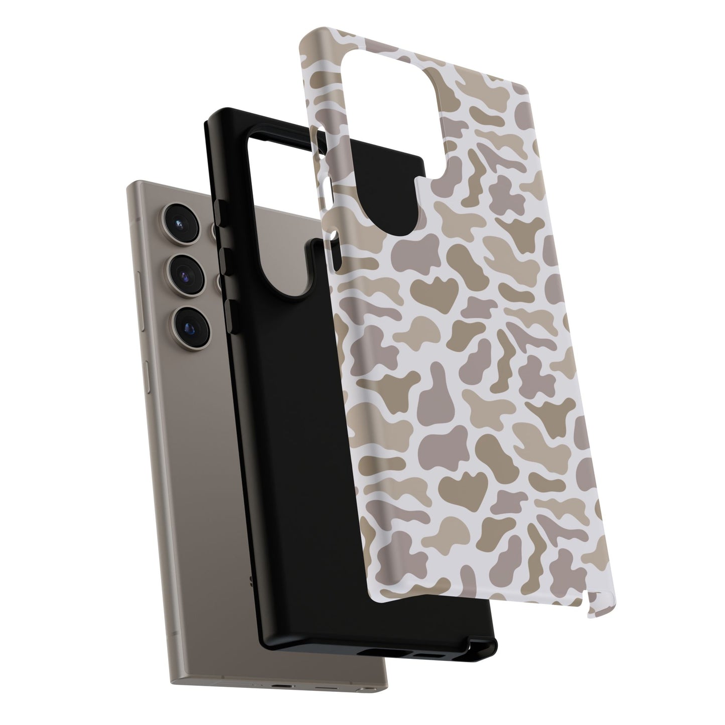Grey Camo custom design Tough Cases