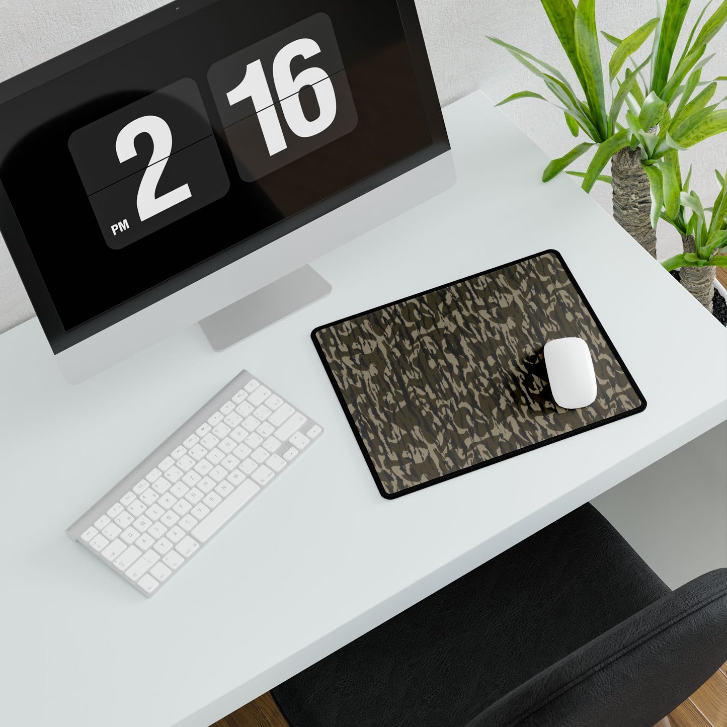 Bottomland Camouflage Desk Mat for Home or Office, Gaming Accessories, Workspaces, Office Decor, Unique Gifts
