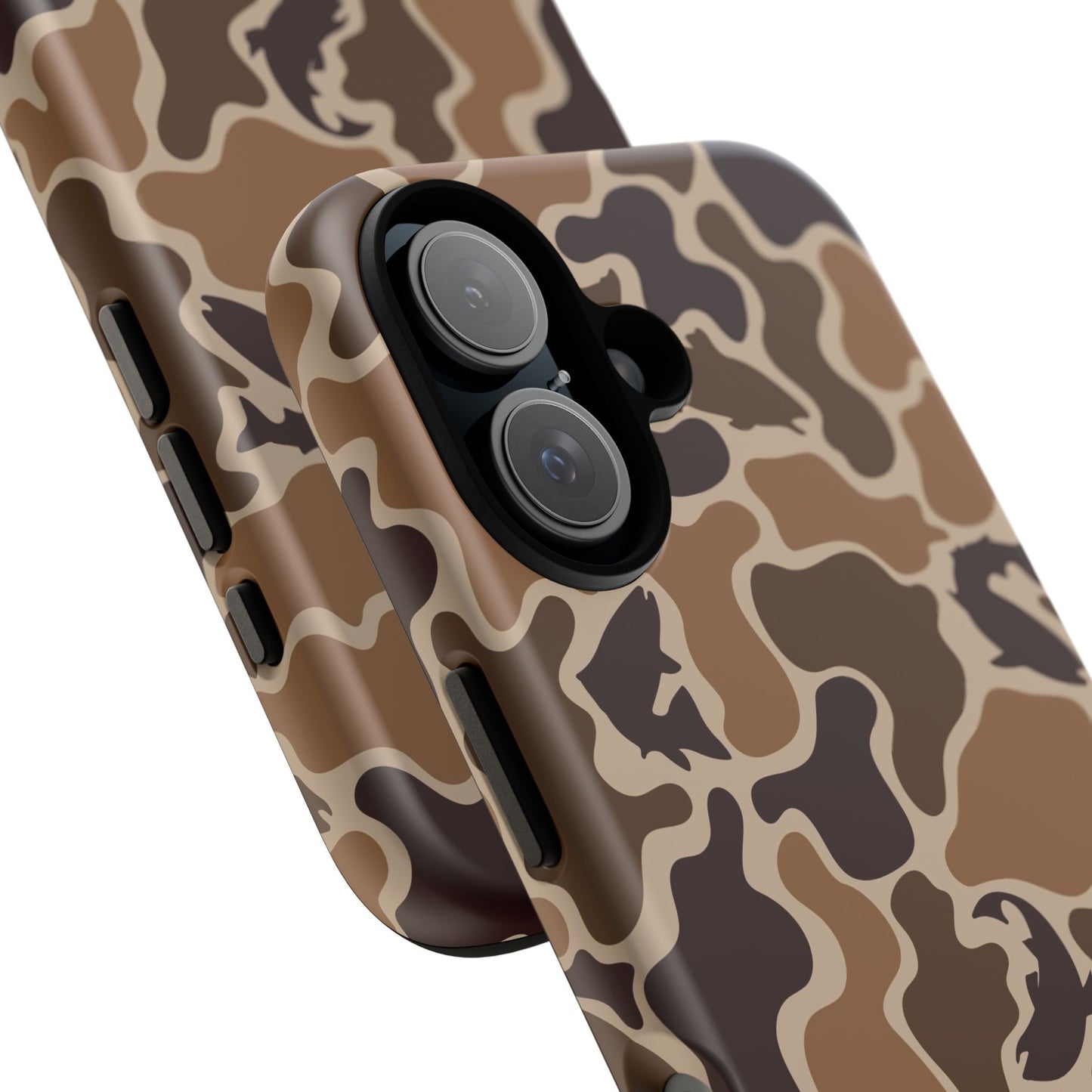 Brown Shark Camo design Tough Cases