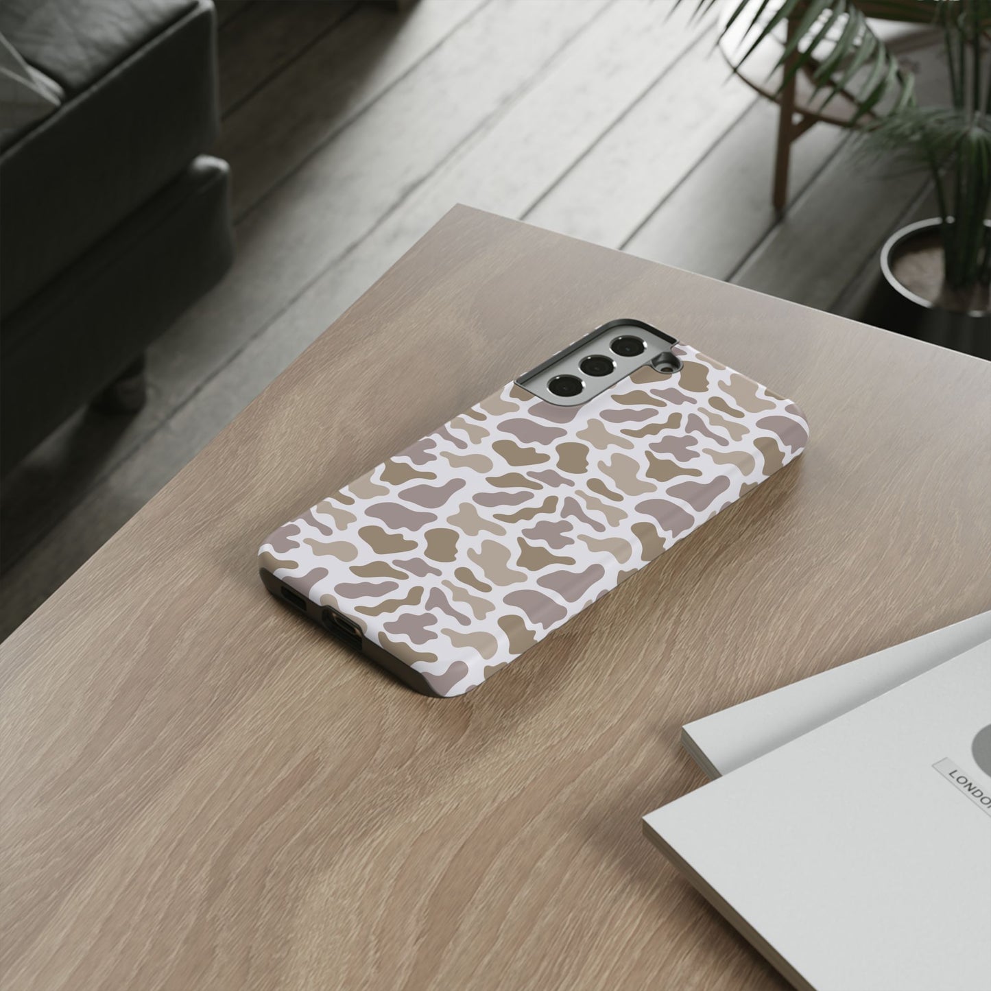 Grey Camo custom design Tough Cases