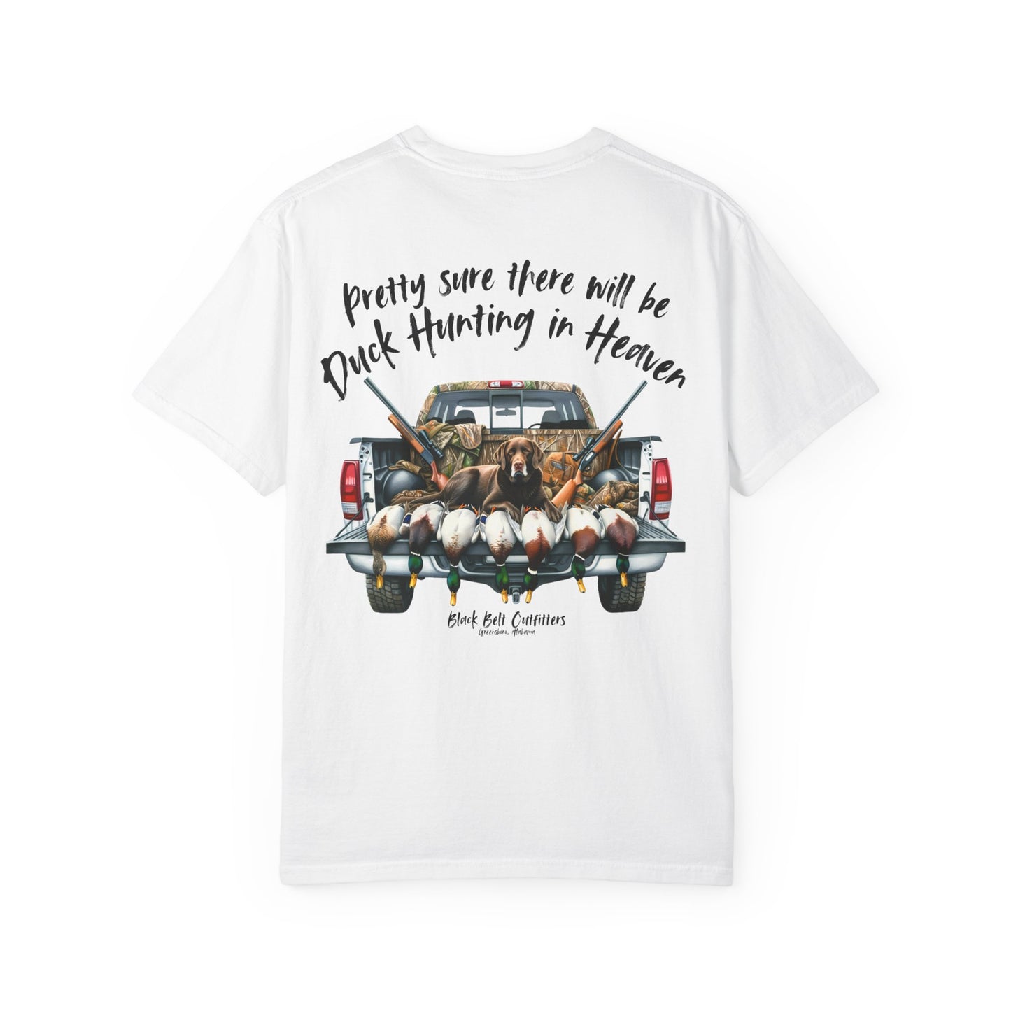 Duck Hunting in Heaven Unisex Garment-Dyed T-shirt