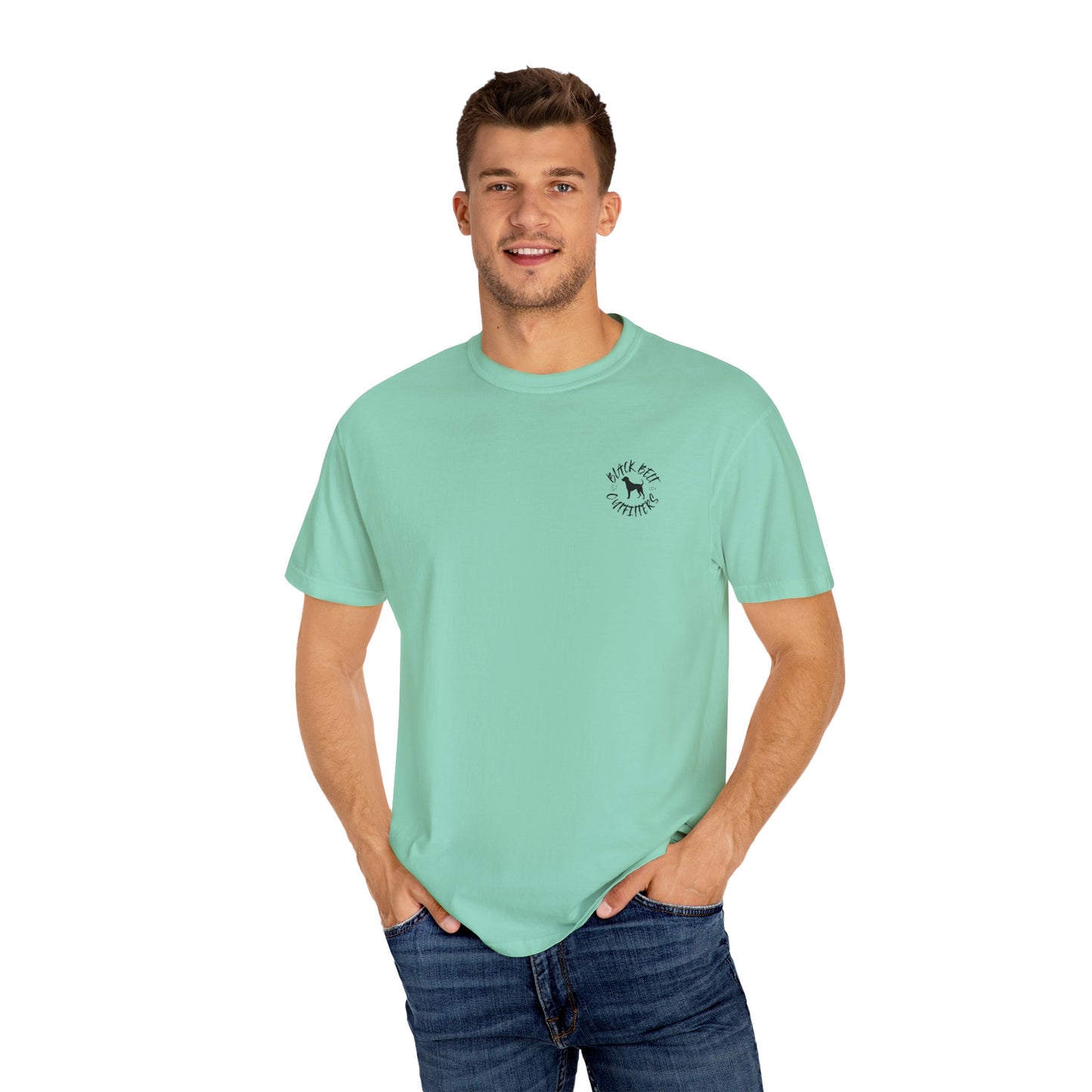 HUNTING VIBES Unisex Garment-Dyed T-shirt, Outdoor Adventure Shirt, Wildlife Lover Gift, Camping Apparel, Casual Fashion