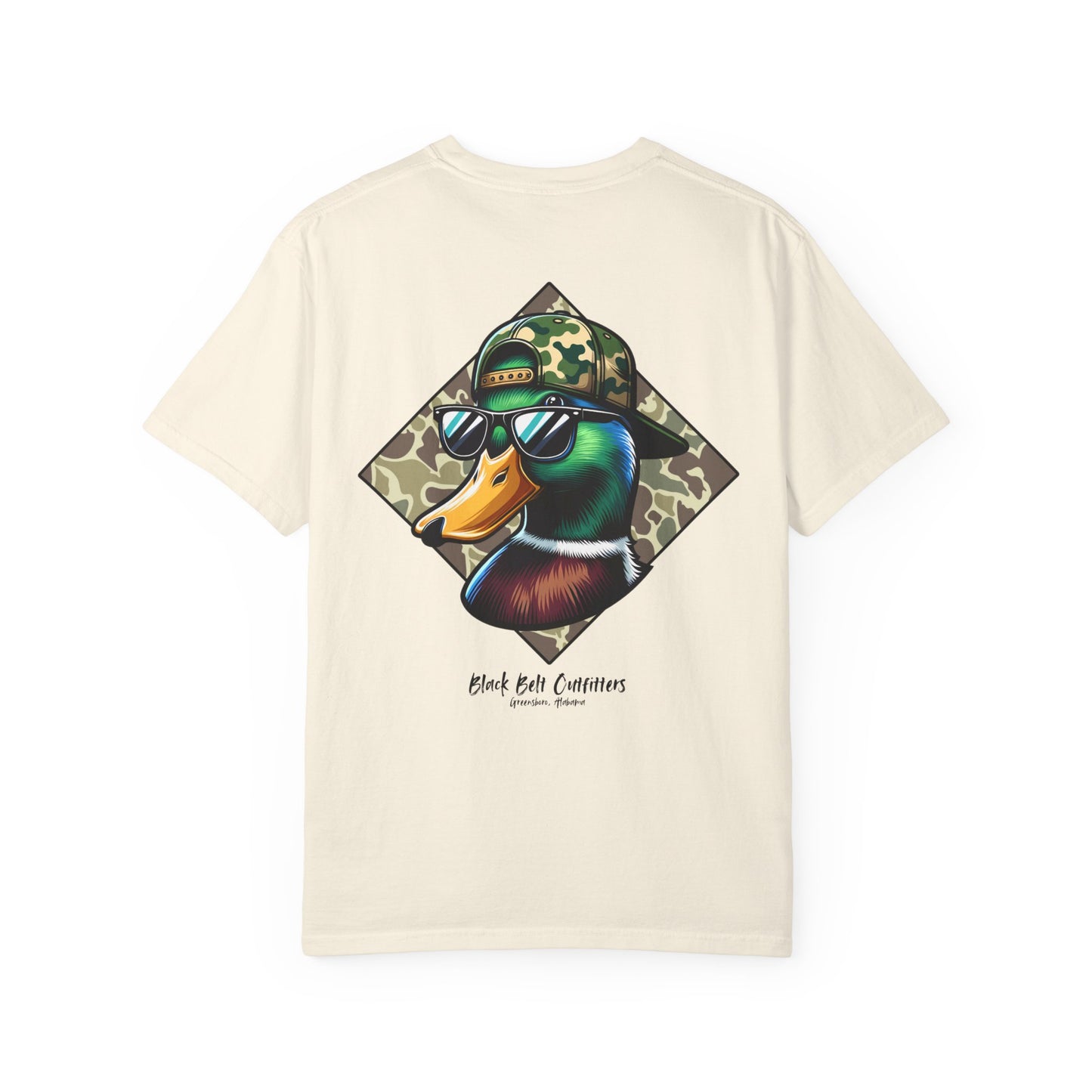 DUCK CAMO HAT Unisex Garment-Dyed Pocket T-Shirt