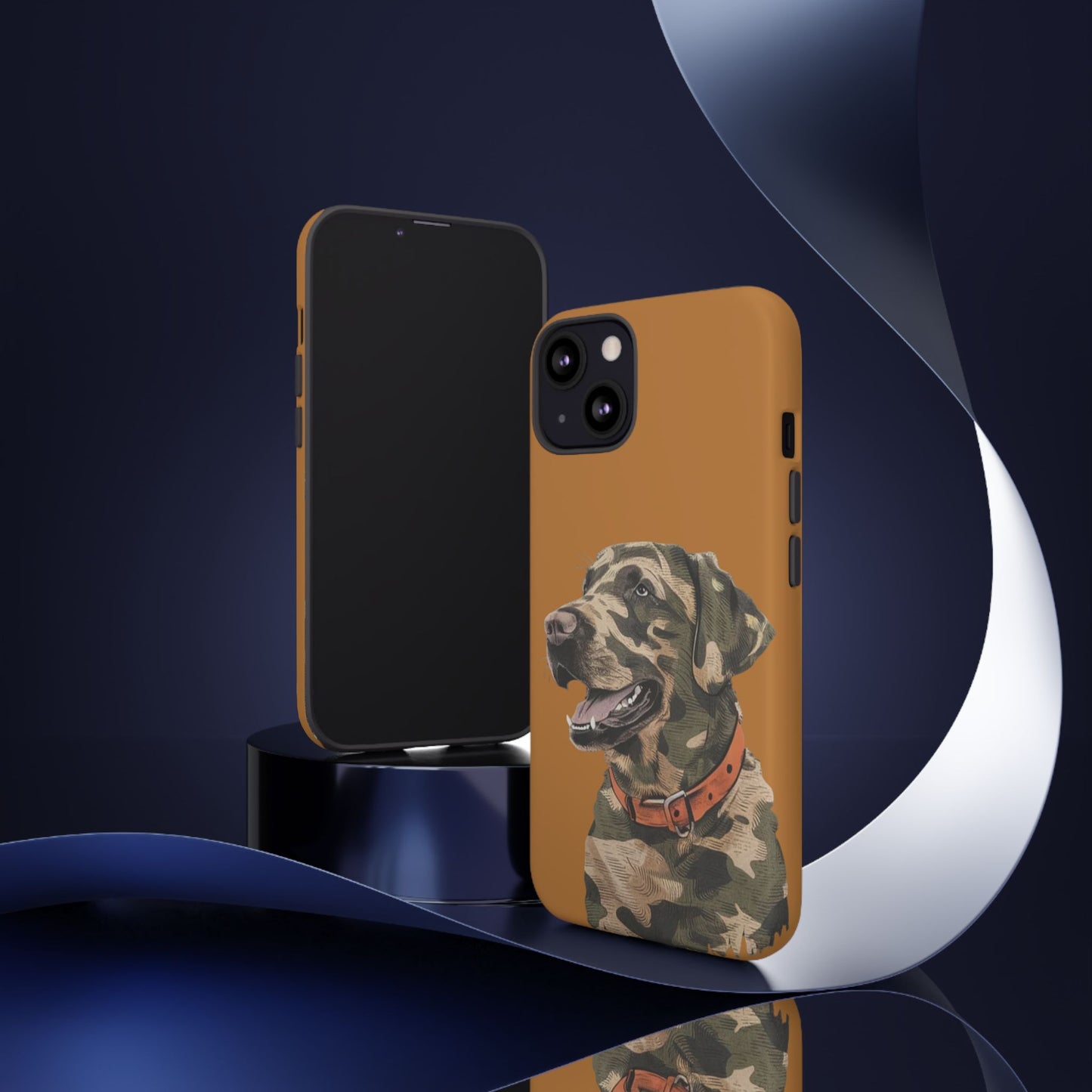 Camo Duck Dog custom design Tough Cases