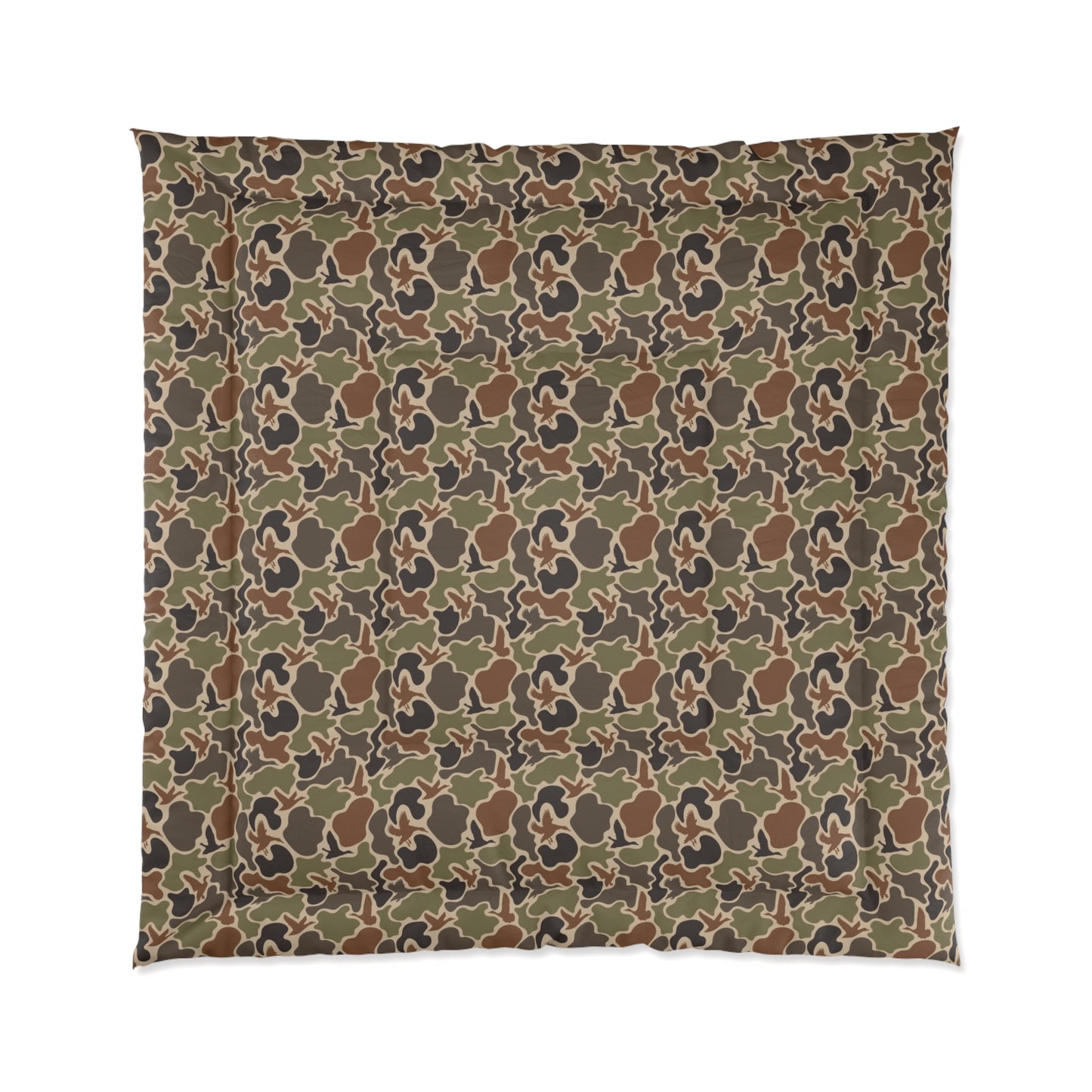 Duck Camo Comforter | Cozy Bedding for Home Decor, Camo Pattern Comforter, Modern Bedroom, Gift for Her, Unique Housewarming