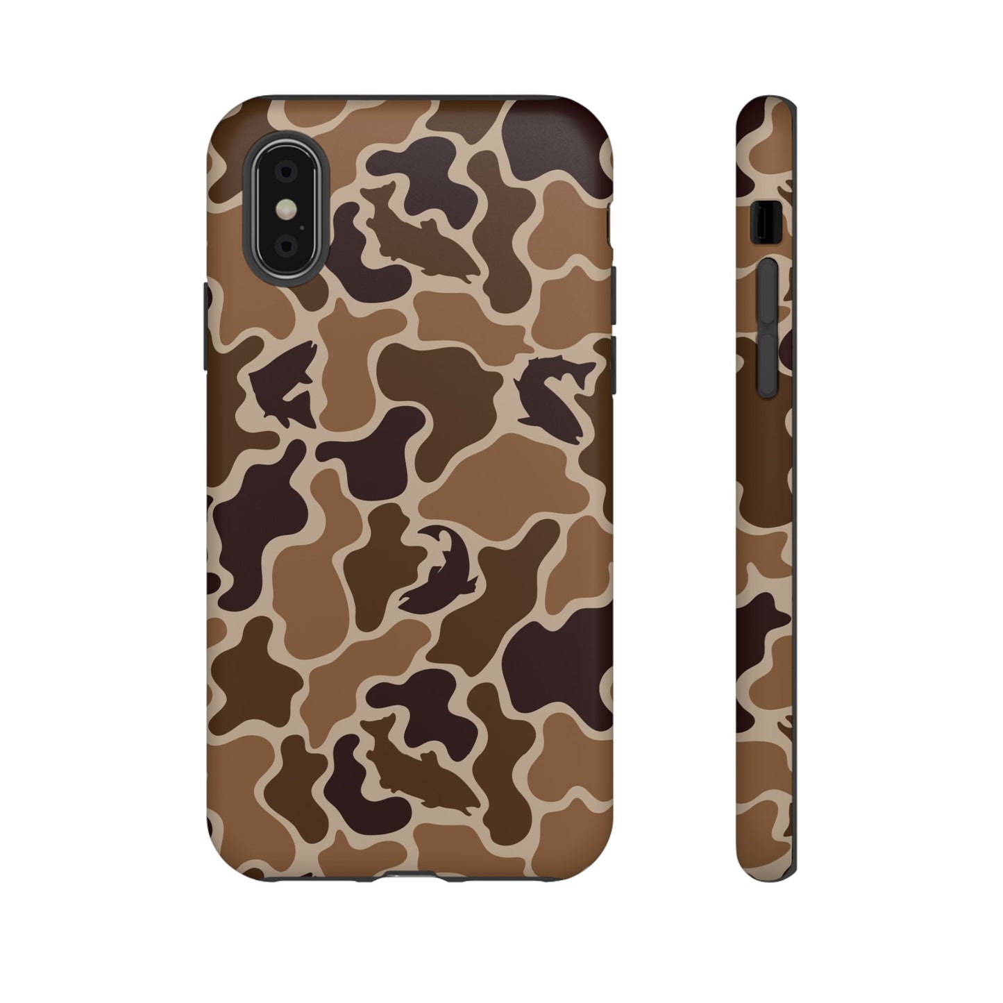 Brown Shark Camo design Tough Cases
