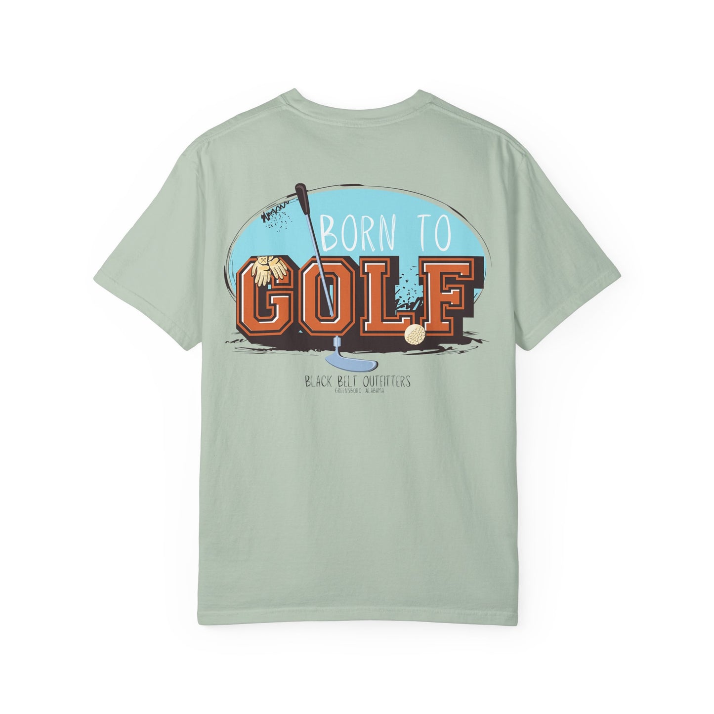Born to Golf Golf-Themed Unisex T-Shirt, Perfect for Gifts, Father's Day, Golf Events, Casual Wear, Comfortable Tee