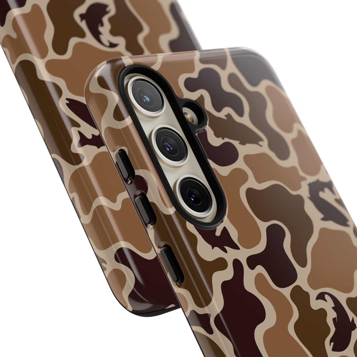 Brown Shark Camo design Tough Cases