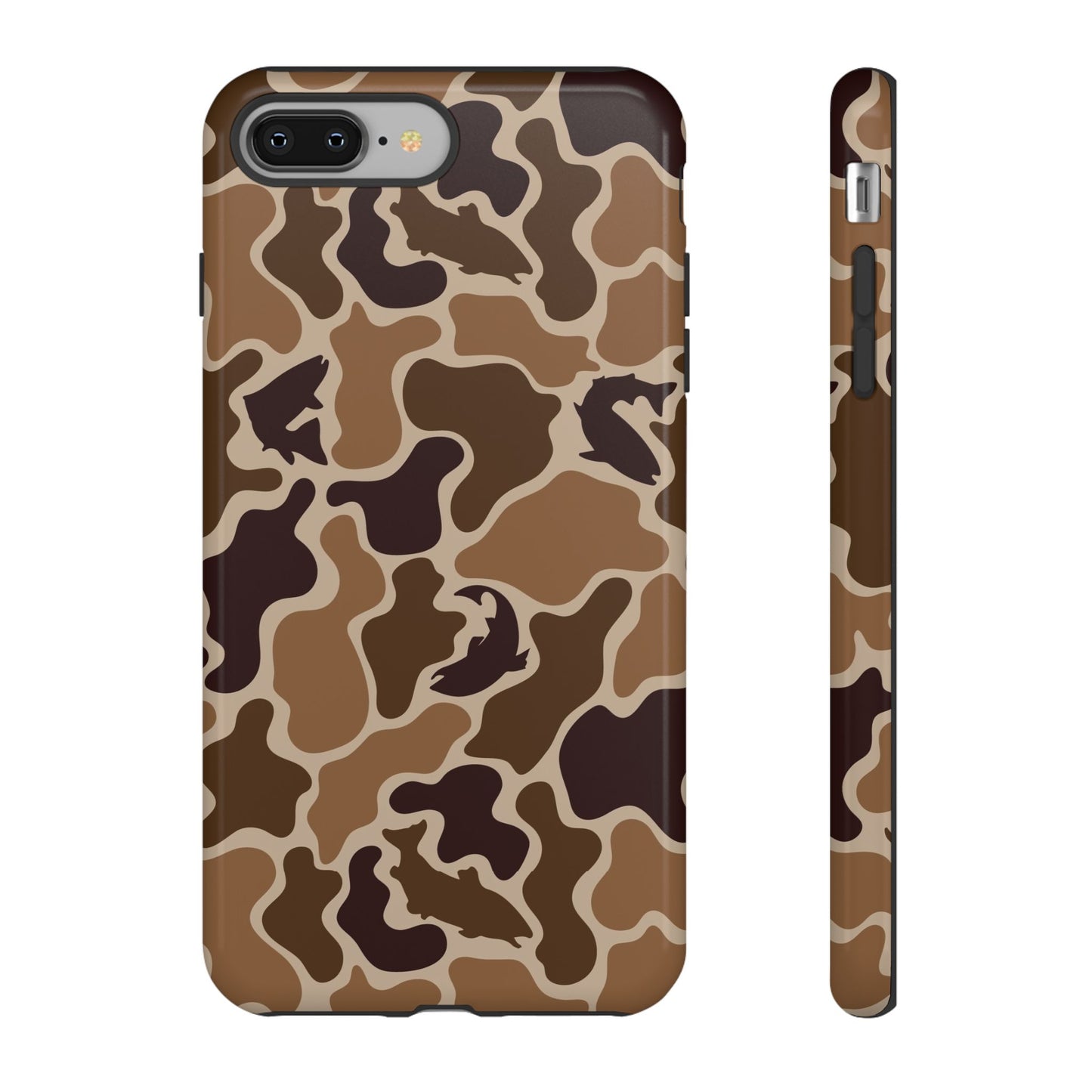 Brown Shark Camo design Tough Cases