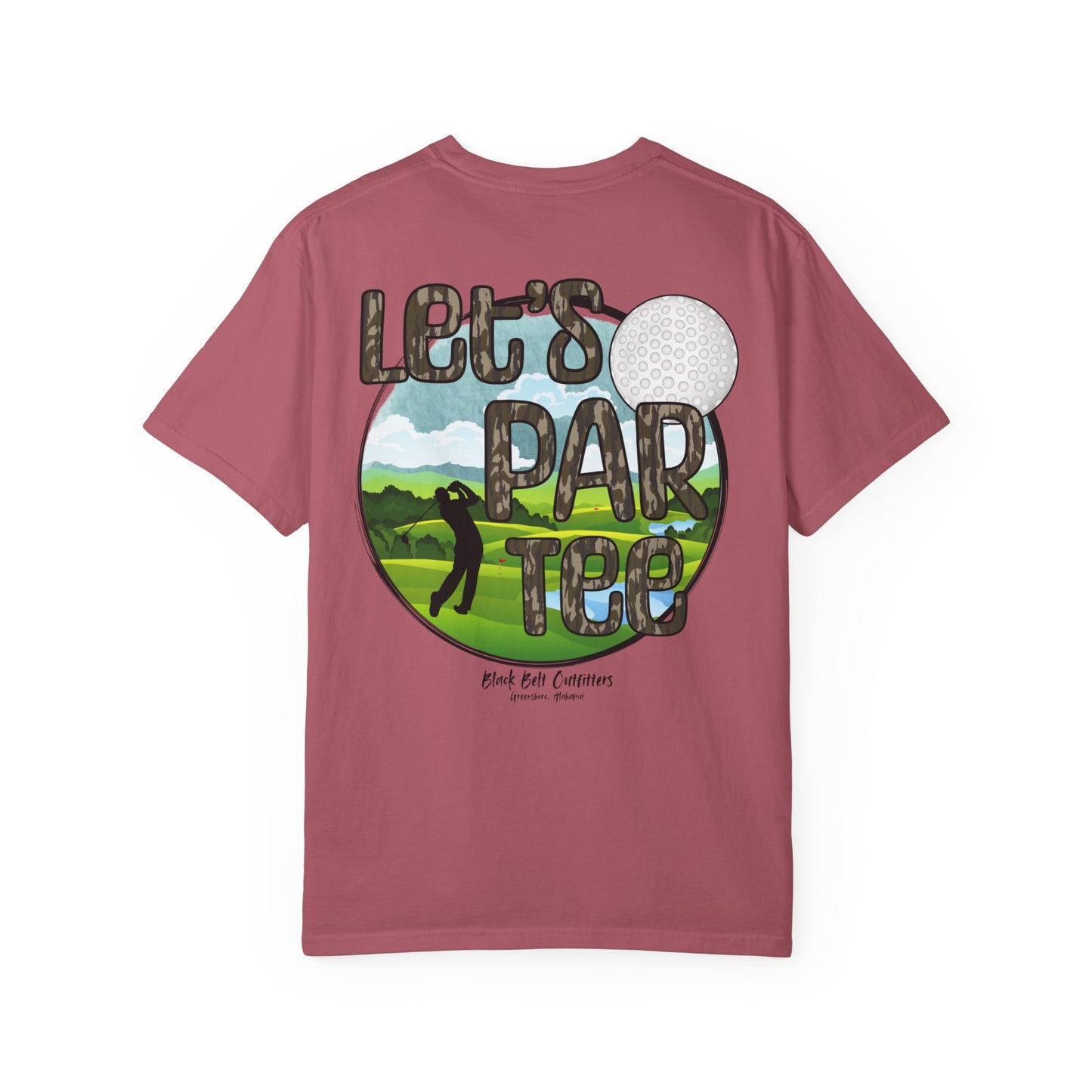 Let's Par Tee, Unisex Cotton Tee, Perfect for Golf Lovers, Gift for Father's Day, Casual Wear, Sports Apparel