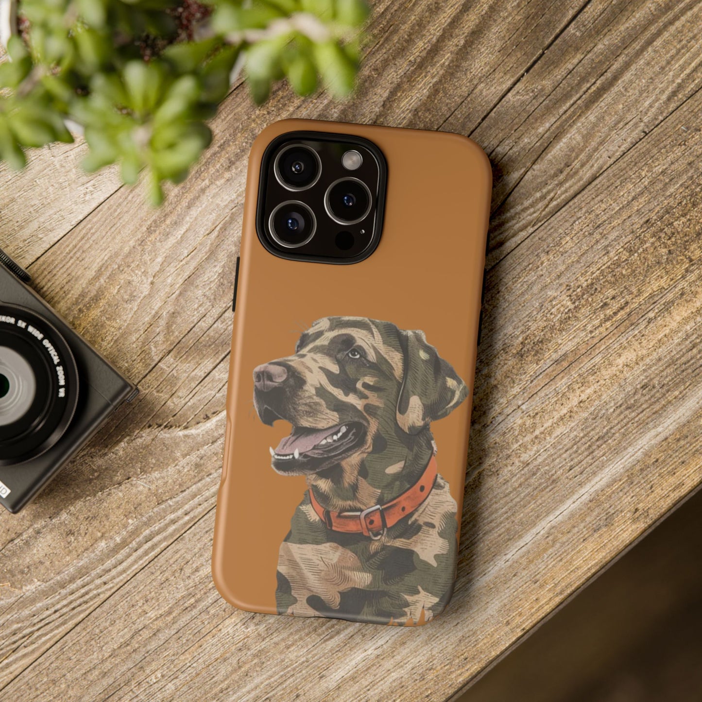 Camo Duck Dog custom design Tough Cases