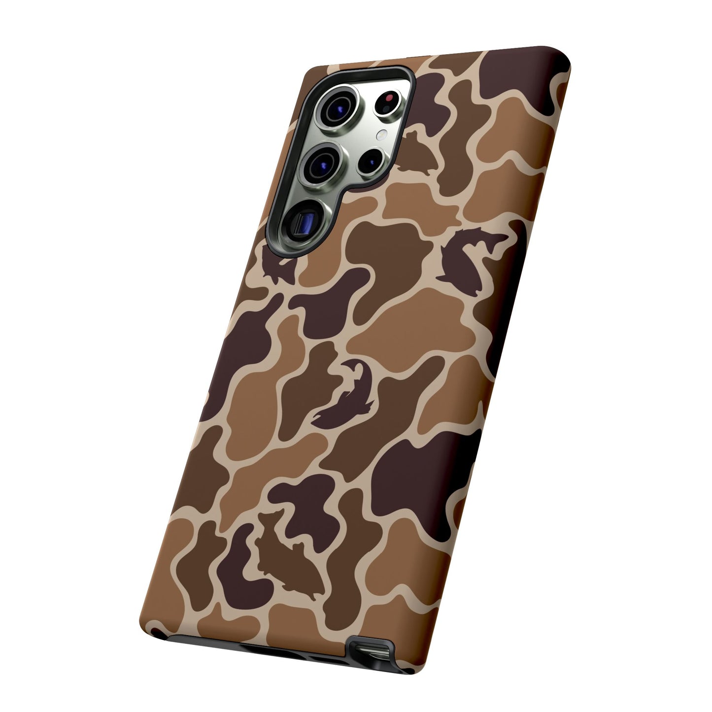 Brown Shark Camo design Tough Cases