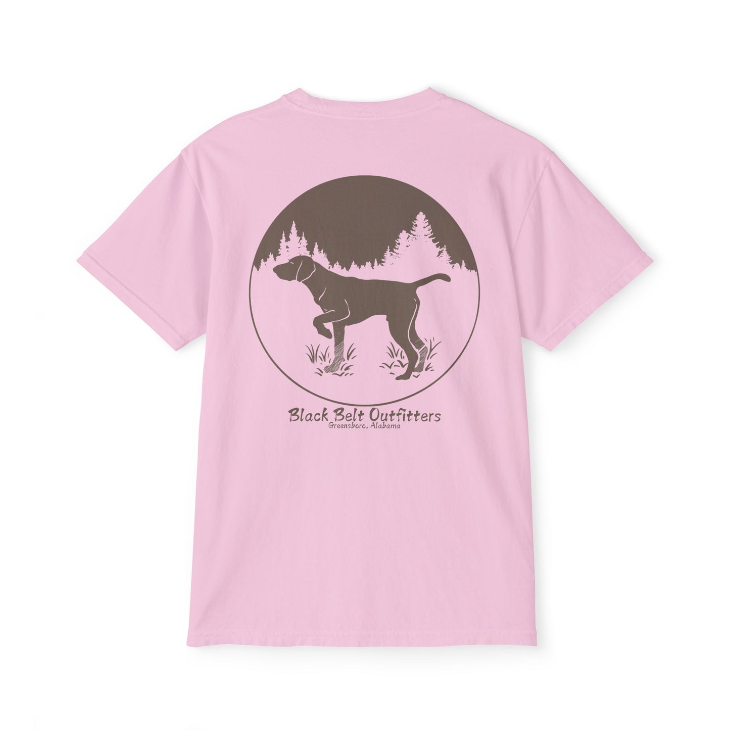 DEER HUNTING DOG (2) Unisex Heavy Cotton Pocket Tee