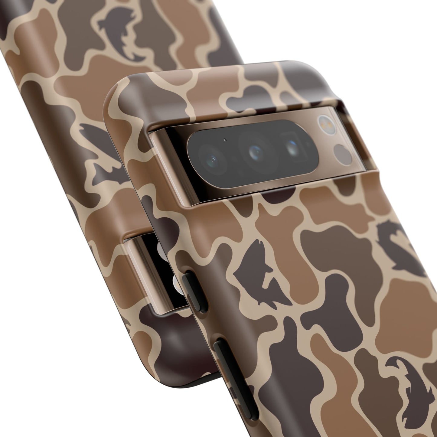 Brown Shark Camo design Tough Cases