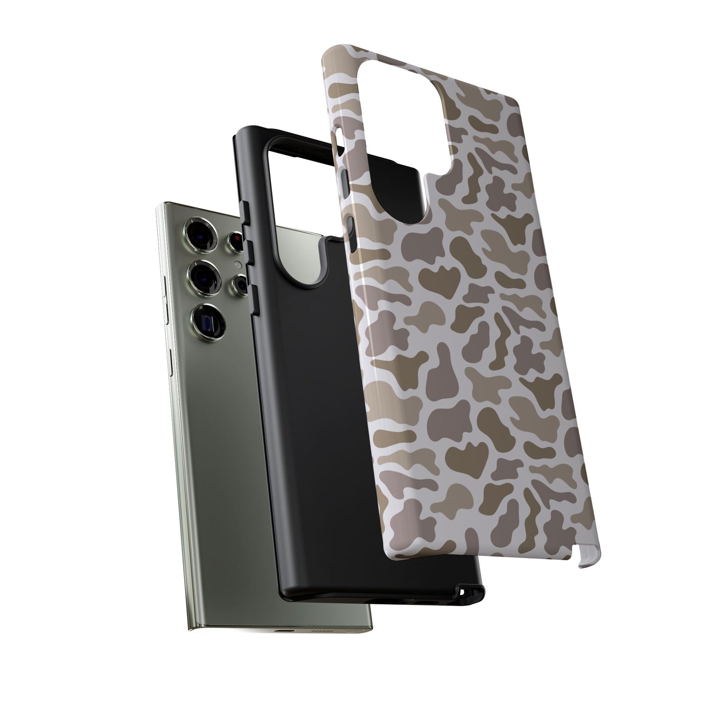 Grey Camo custom design Tough Cases