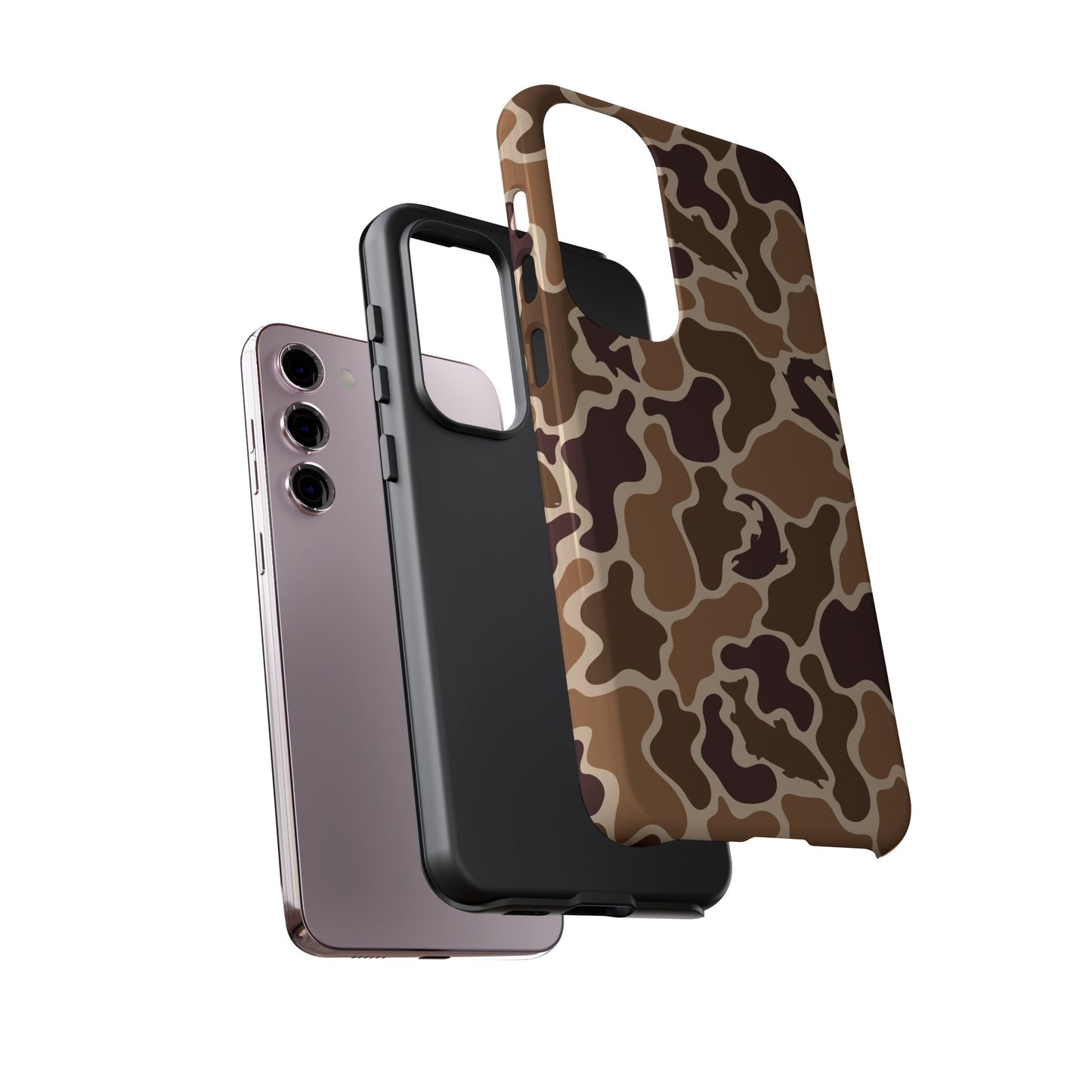 Brown Shark Camo design Tough Cases