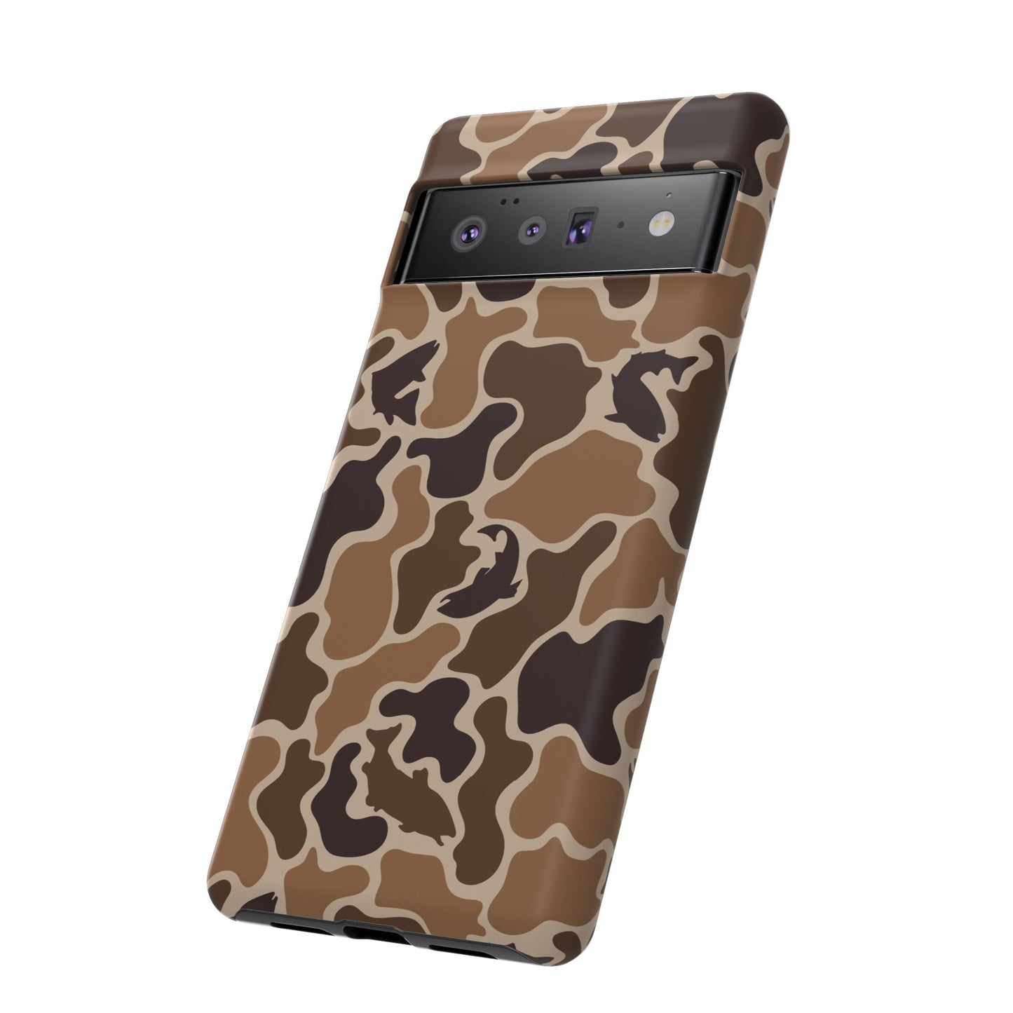 Brown Shark Camo design Tough Cases