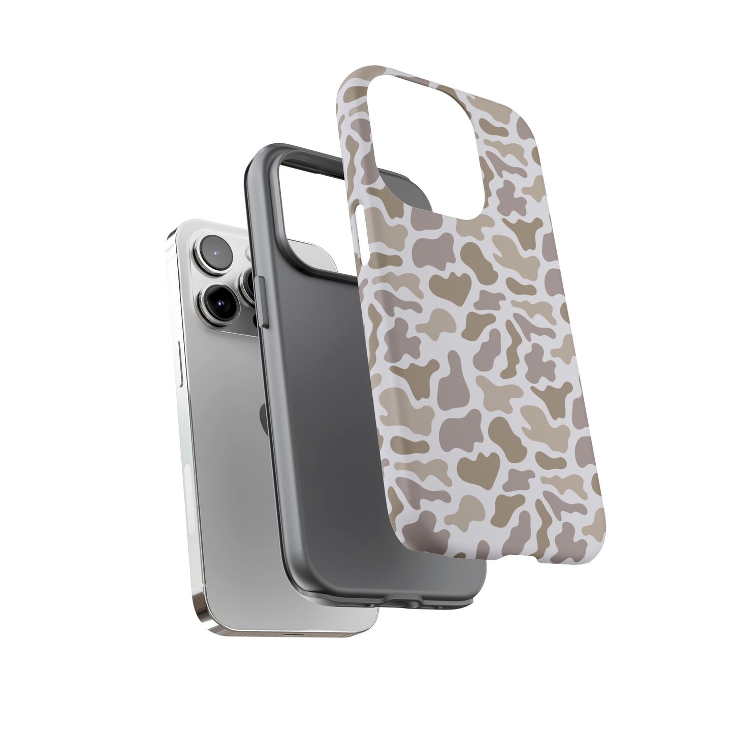 Grey Camo custom design Tough Cases