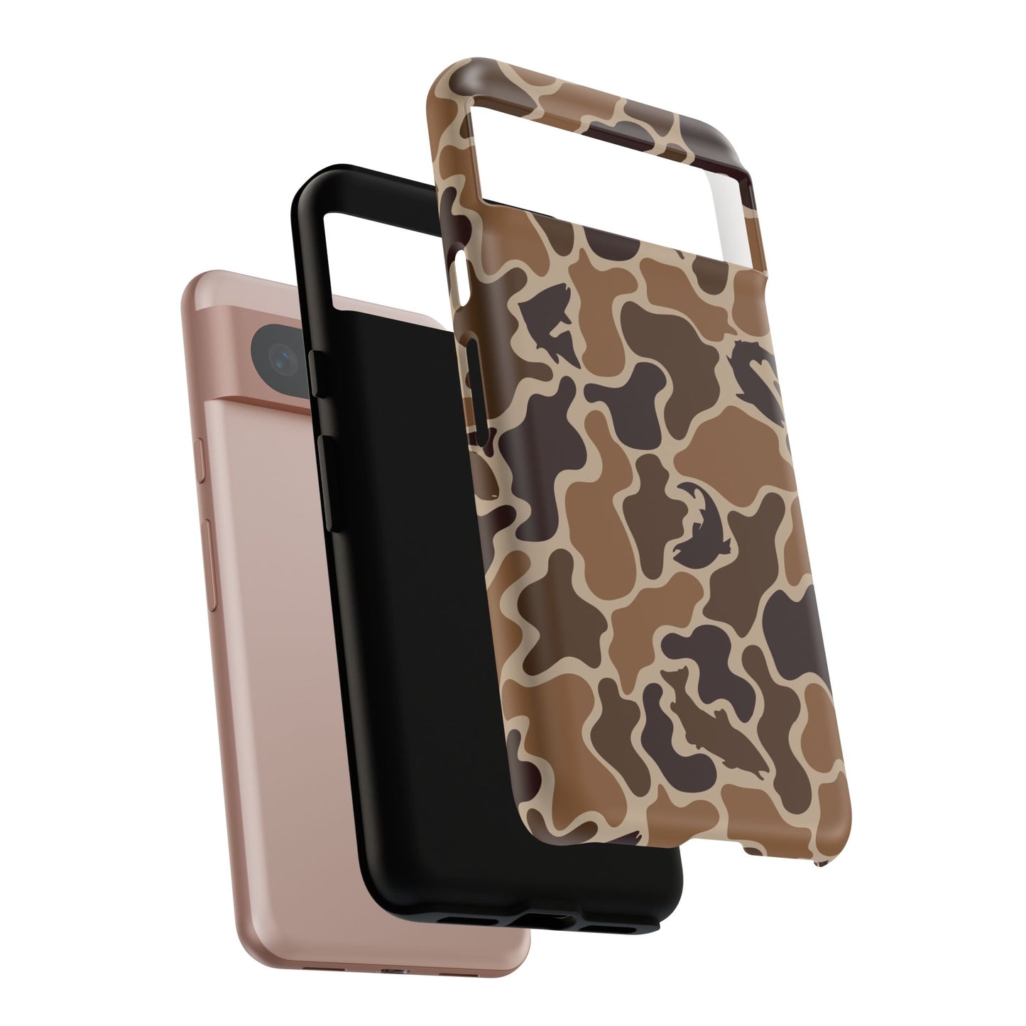 Brown Shark Camo design Tough Cases
