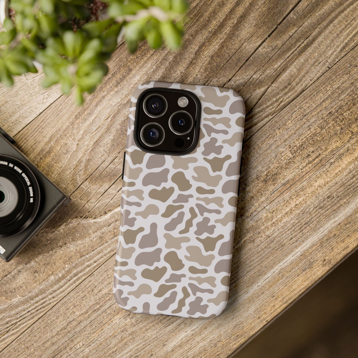 Grey Camo custom design Tough Cases