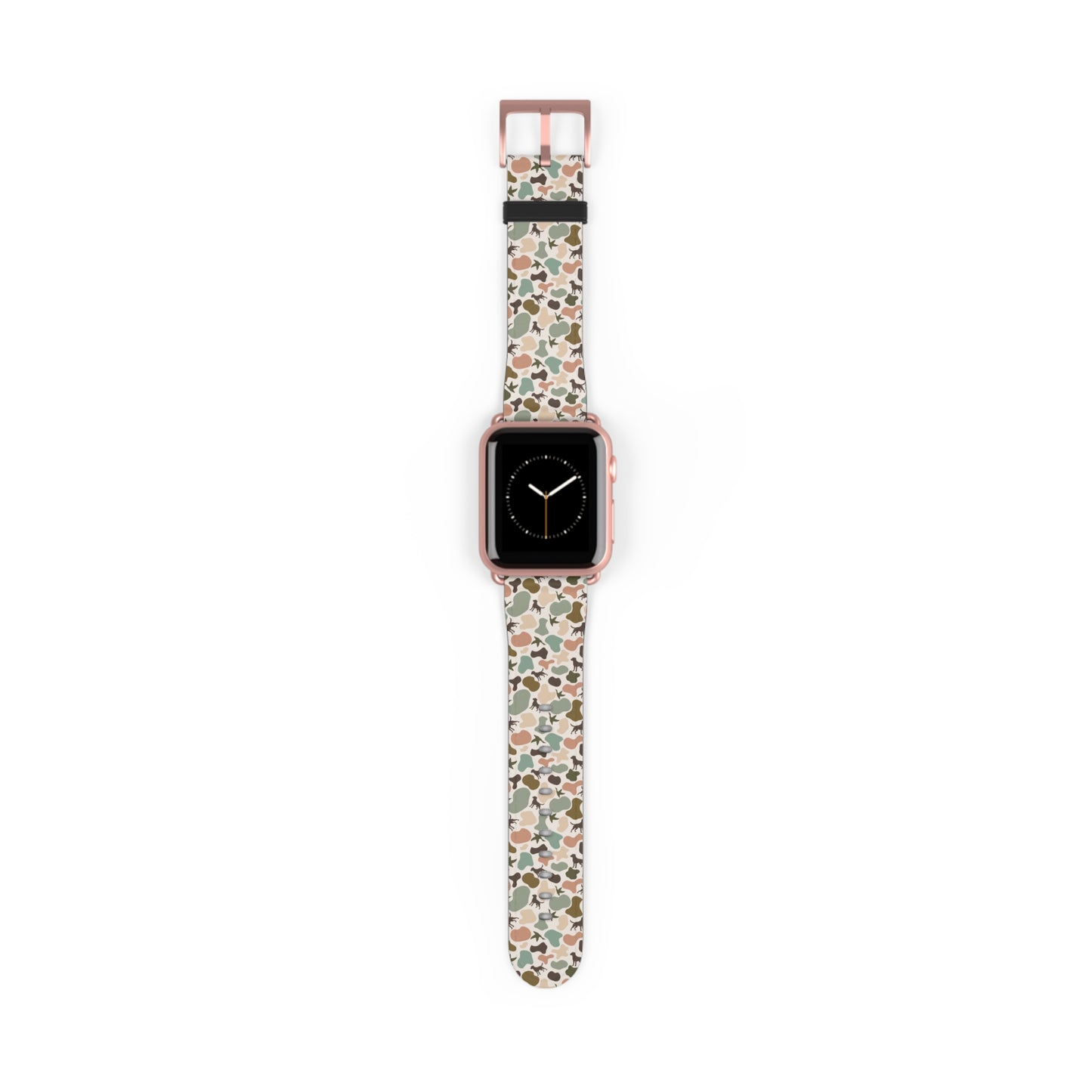 Old school camo duck and dog custom print Watch Band