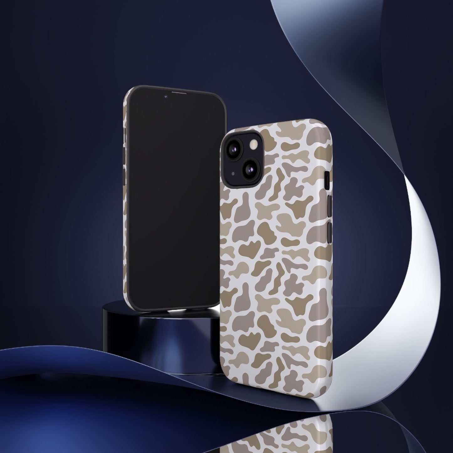 Grey Camo custom design Tough Cases