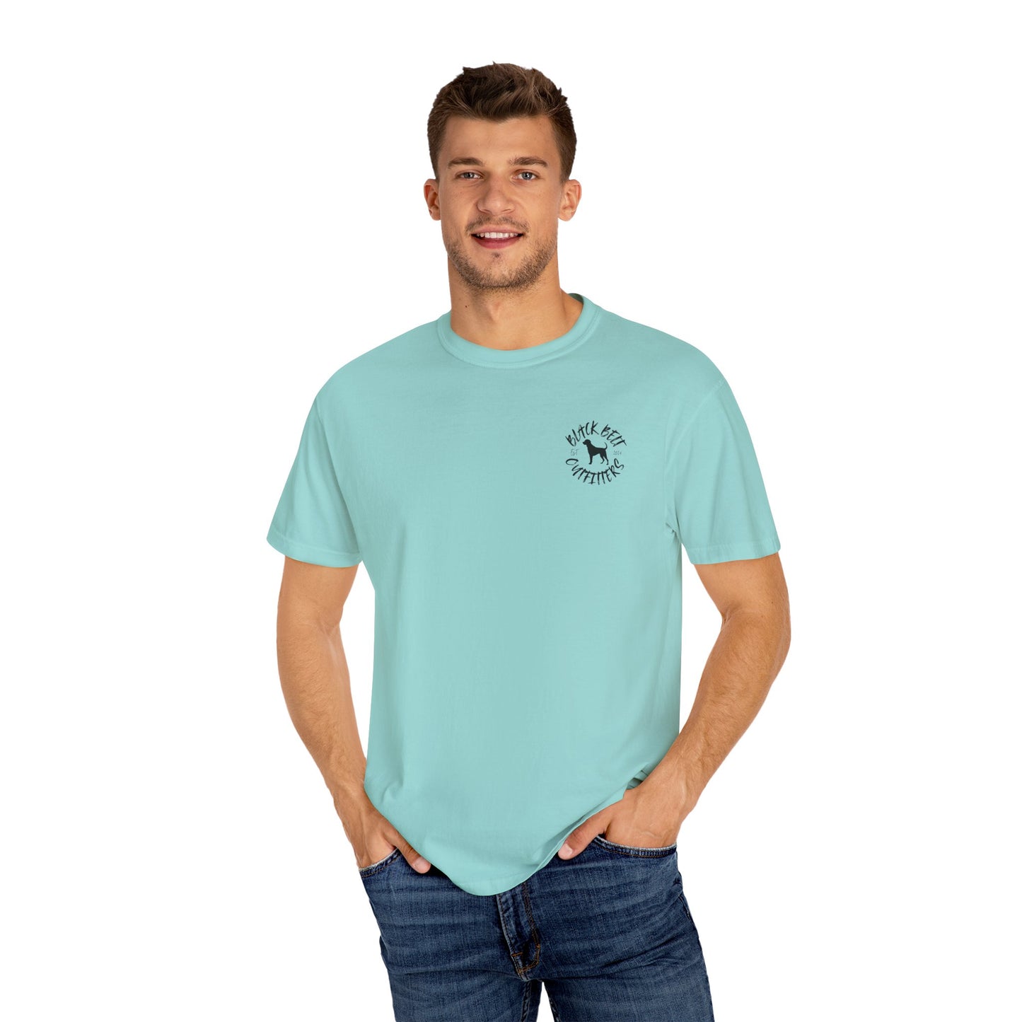 Camo Ducks Unisex Garment-Dyed T-shirt, Comfort Wear, Animal Lover Gift, Southerner Apparel,