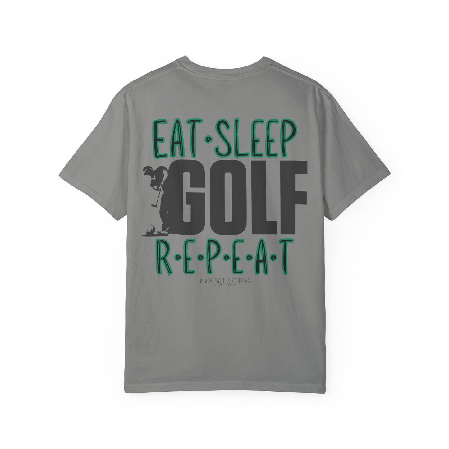 Eat Sleep Golf Repeat Unisex T-Shirt, Perfect for Gifts, Father's Day, Golf Events, Casual Wear, Comfortable Tee