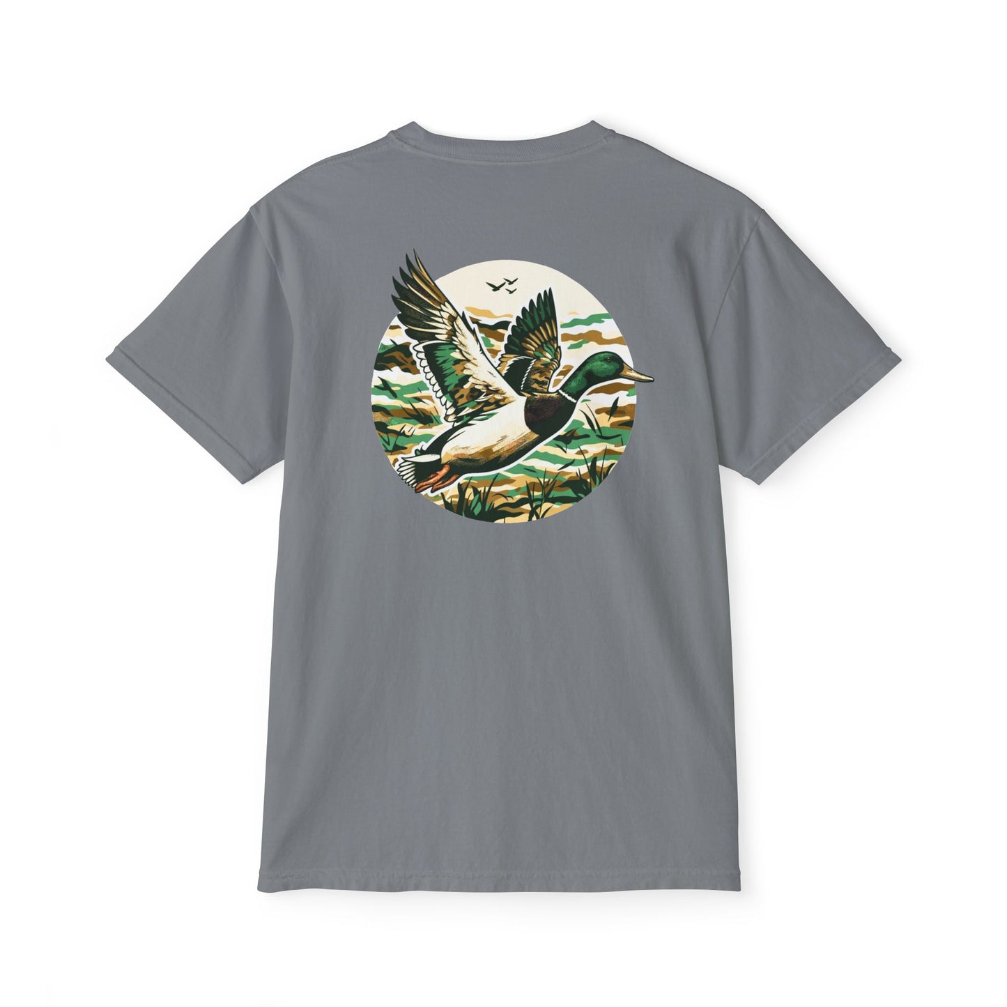 Black belt outfitters, duck hunting custom design hunting Unisex Garment-Dyed Pocket T-Shirt