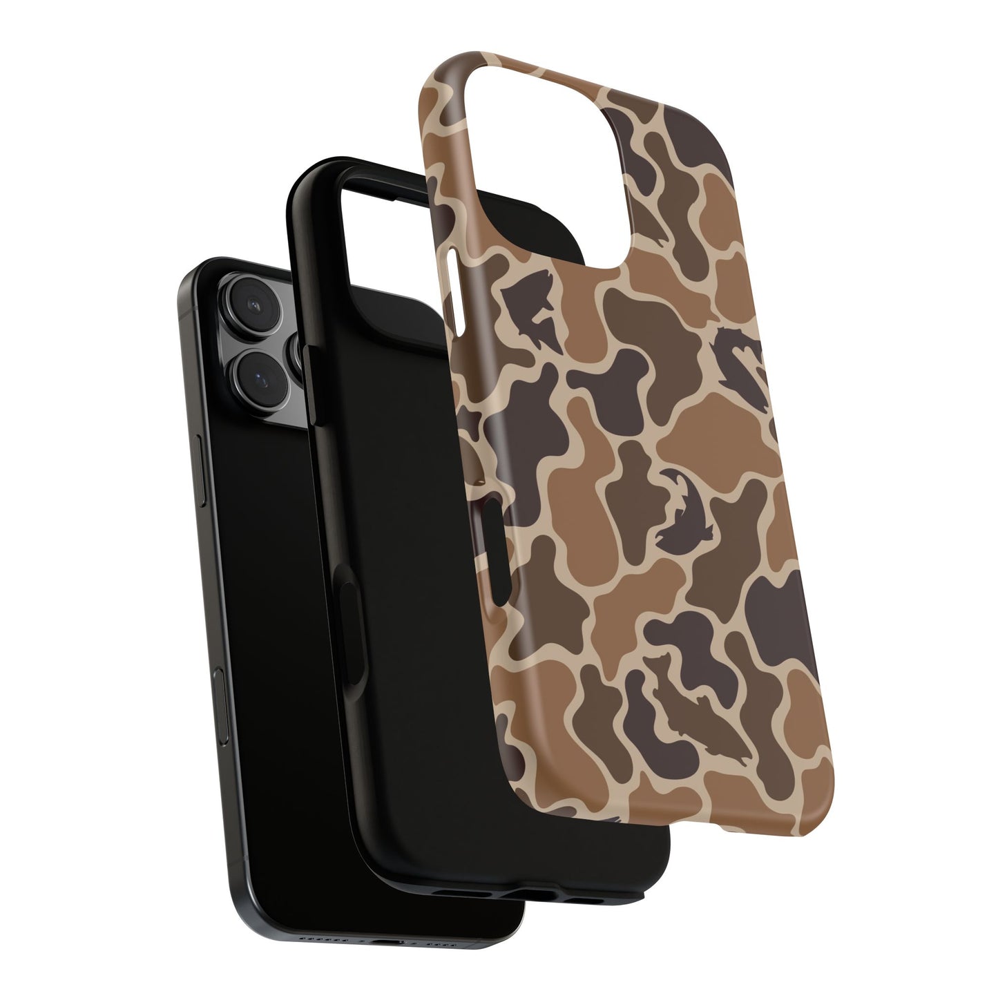 Brown Shark Camo design Tough Cases