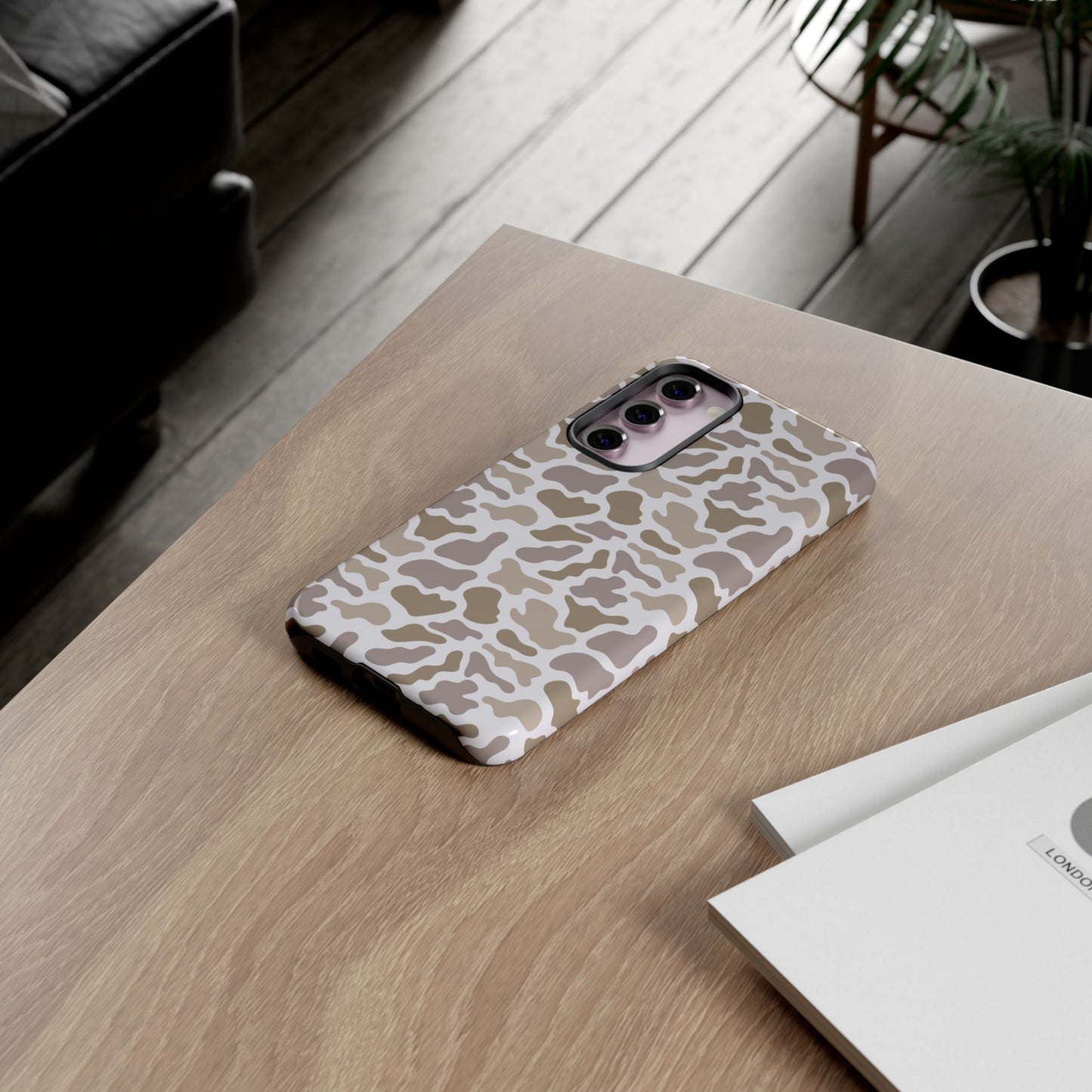 Grey Camo custom design Tough Cases