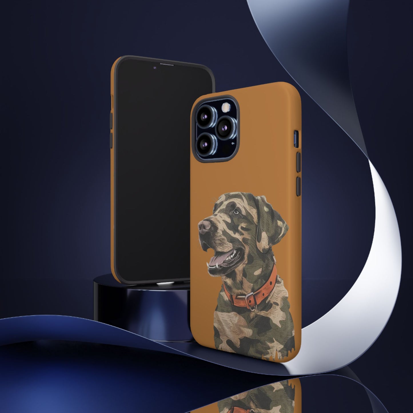 Camo Duck Dog custom design Tough Cases