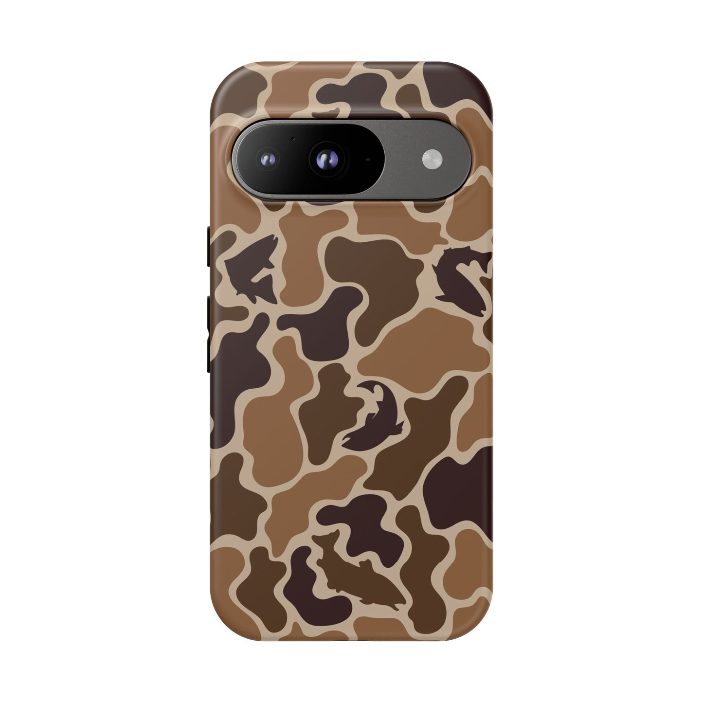 Brown Shark Camo design Tough Cases