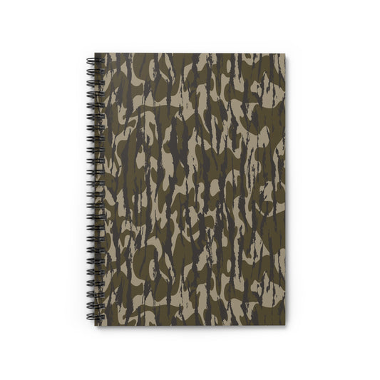 Bottomland Camo Spiral Notebook | Stylish Ruled Journal for Students, Nature Lovers, Gifts for Soldiers, Outdoor Enthusiasts, Road Trips
